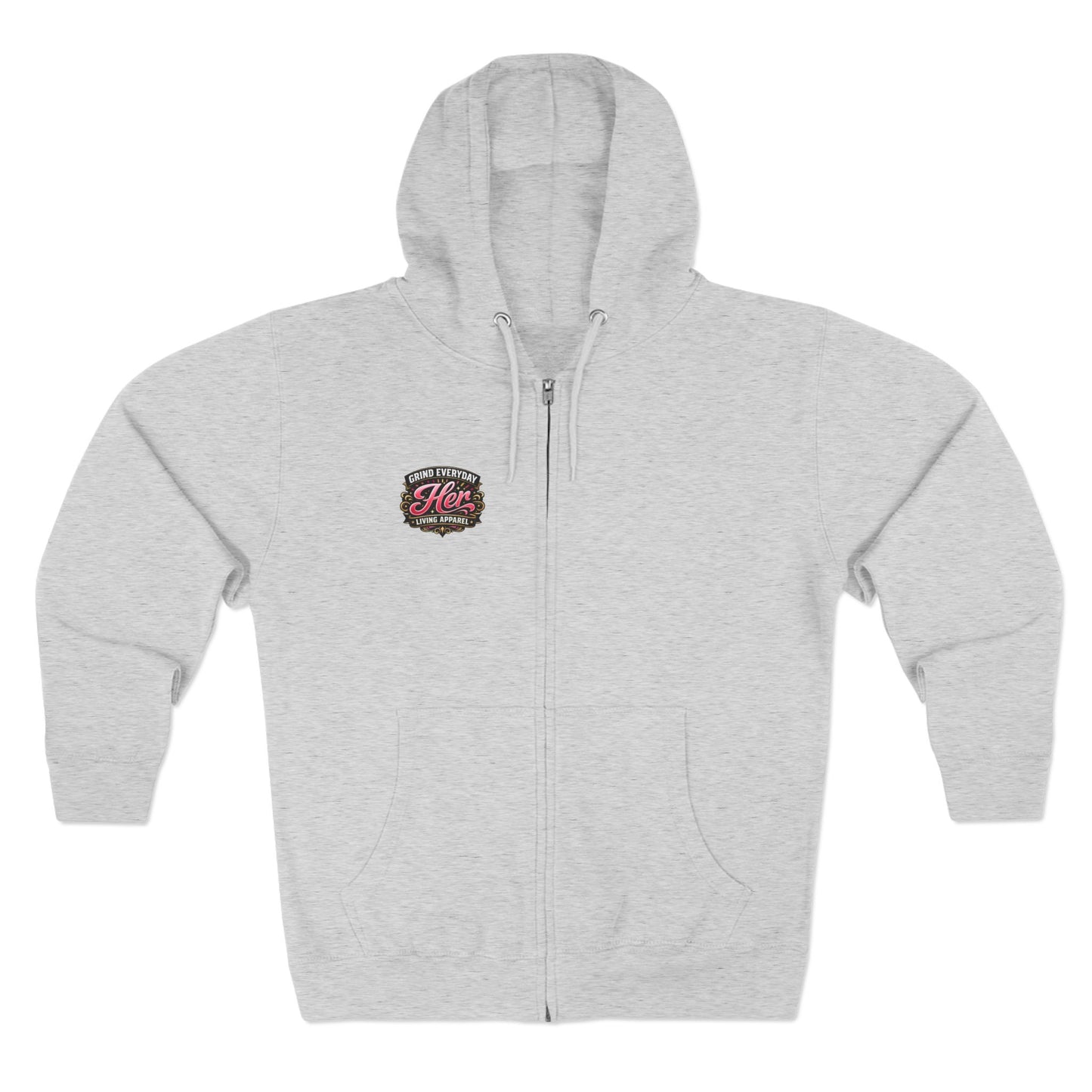 F*ck Cancer Zip Hoodie — Bold Breast Cancer Awareness Support Hoodie