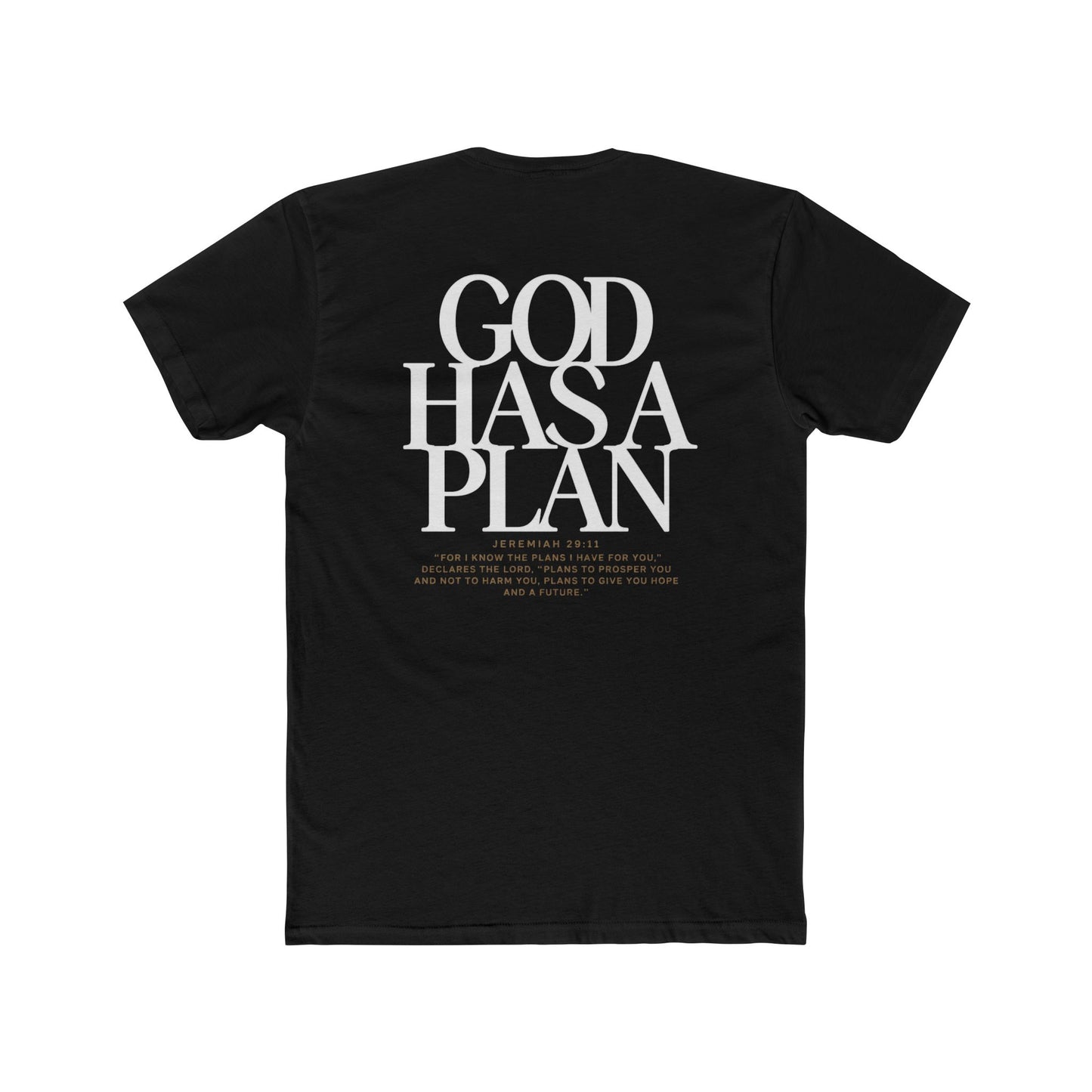 God Has a Plan Tee — Inspirational Faith Graphic Shirt