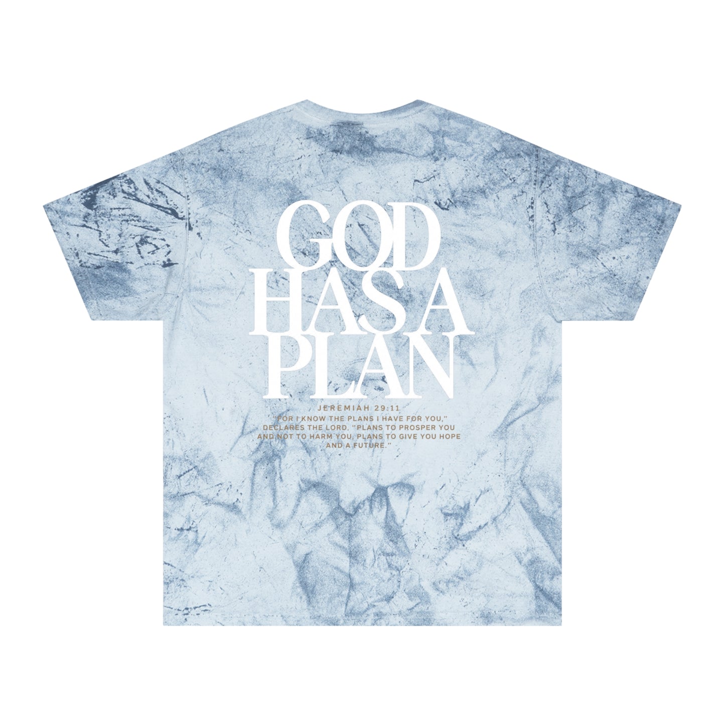 God Has a Plan Tie-Dye T-Shirt