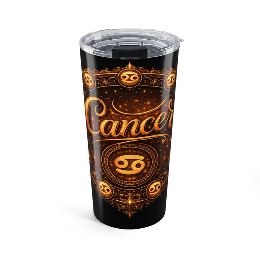 Cancer Zodiac 20oz Tumbler — Astrological Sign Travel Mug