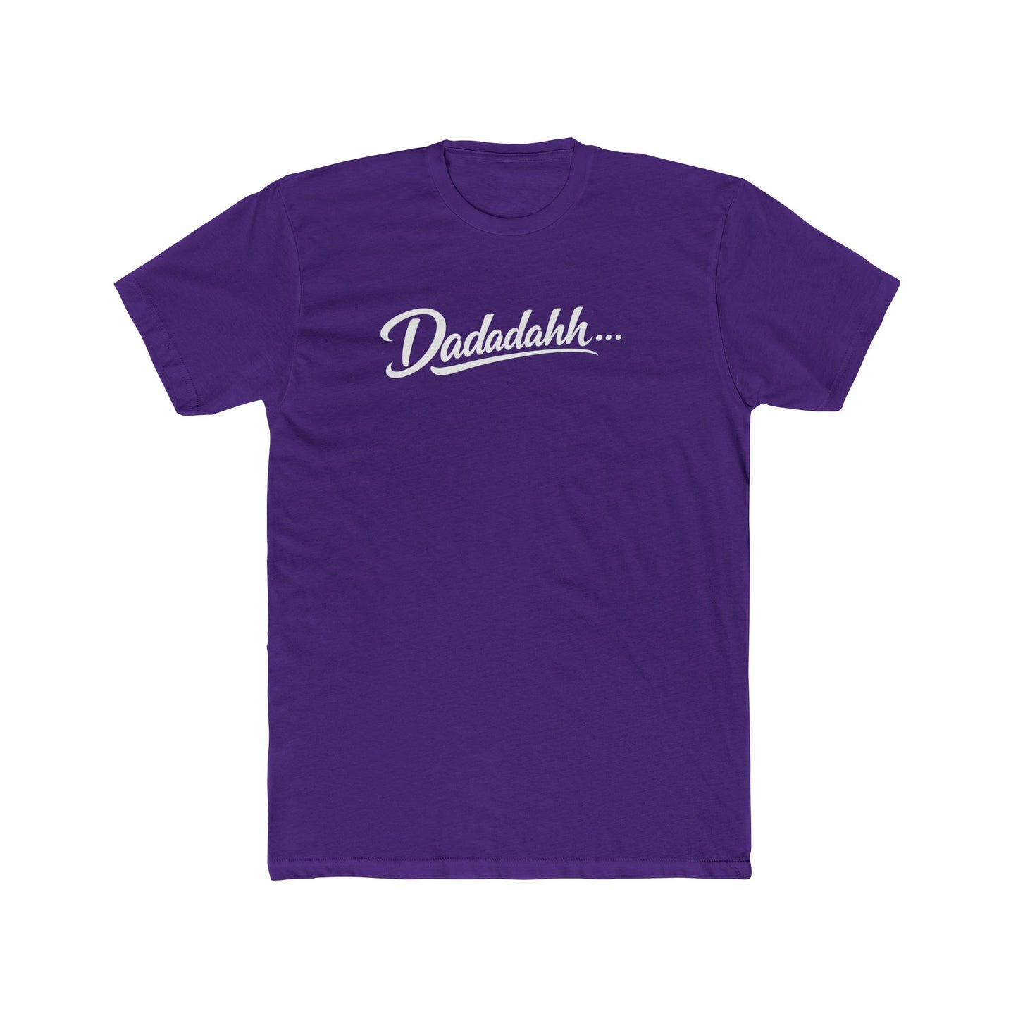 Dadadahh Retro Script Tee — Funny