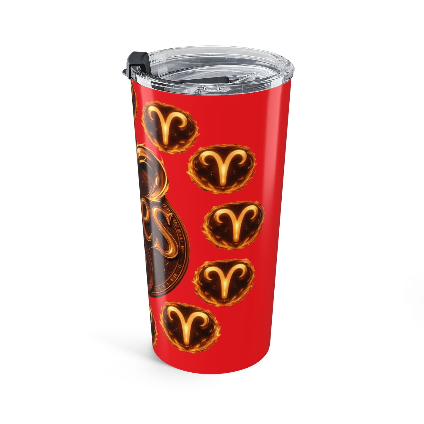 Aries Zodiac 20oz Tumbler — Red Astrology Travel Mug