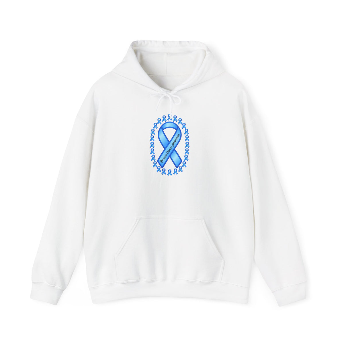 Blue Awareness Ribbon Hoodie — Support & Hope Sweatshirt