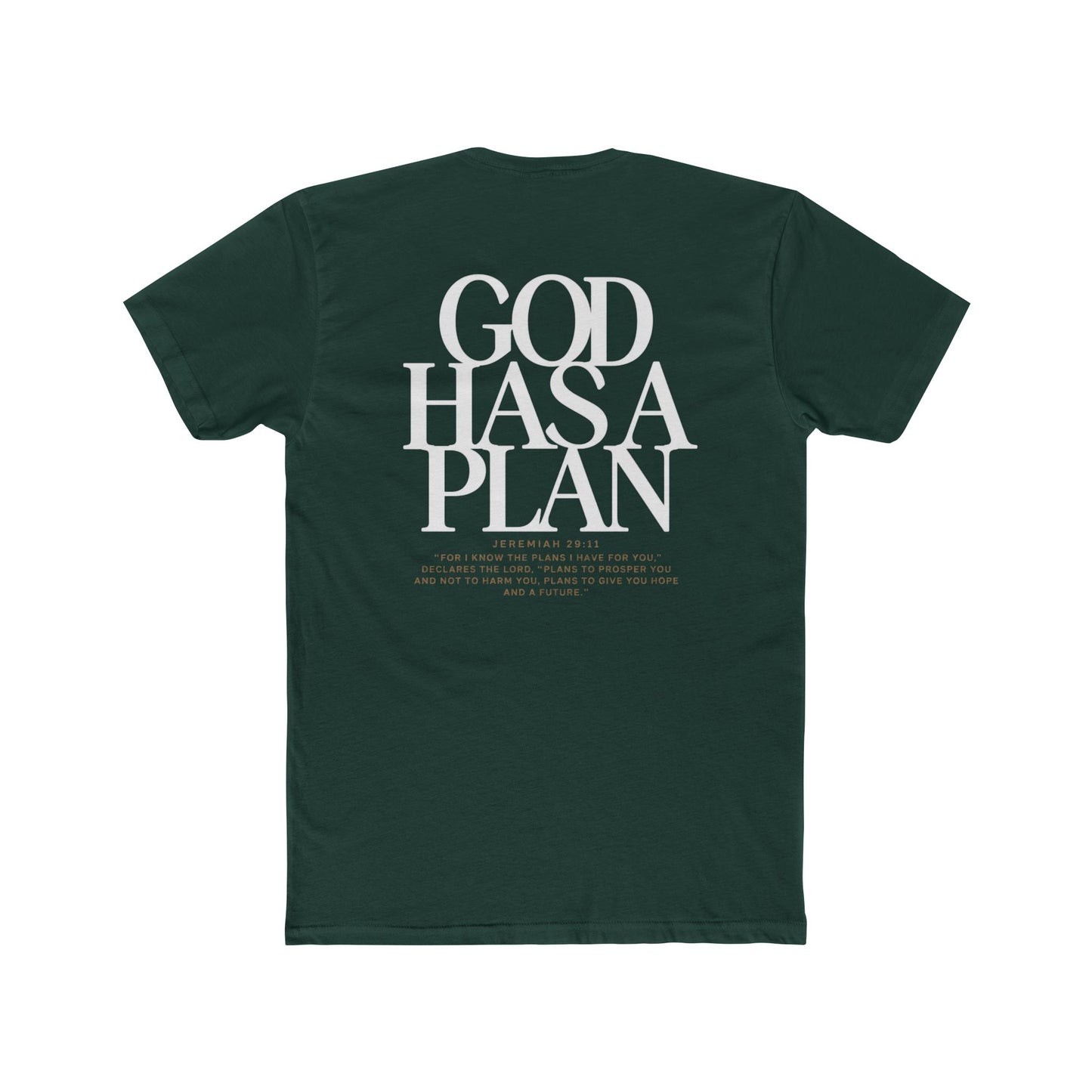 God Has a Plan Tee — Inspirational Faith Graphic Shirt
