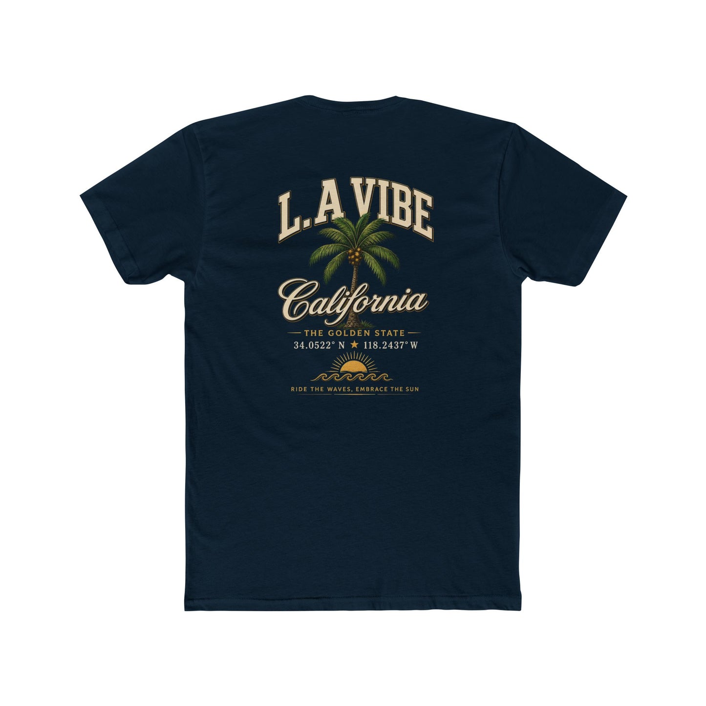 L.A. Vibe California Palm Tee — Vintage Sunset Palm T-Shirt