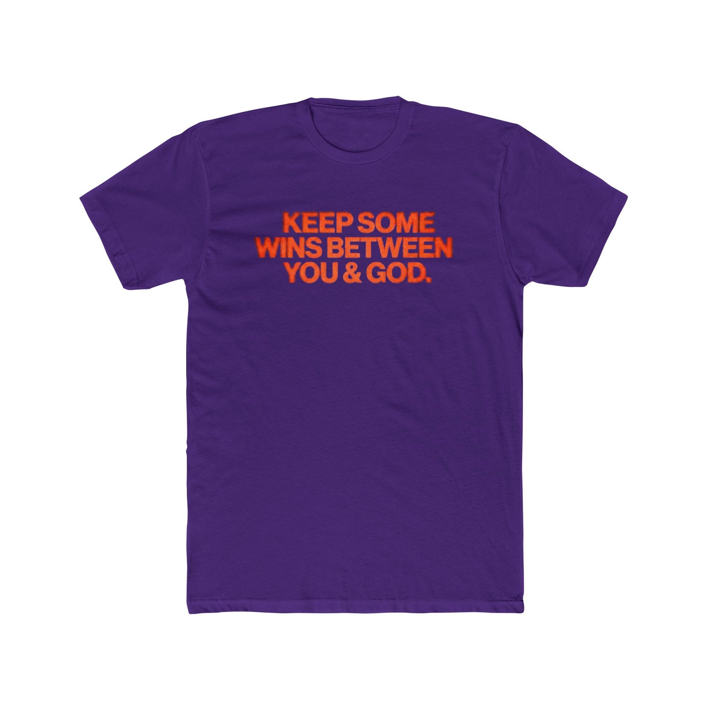 T‑Shirt — “Keep Some Wins Between You & God” Inspirational Graphic Tee