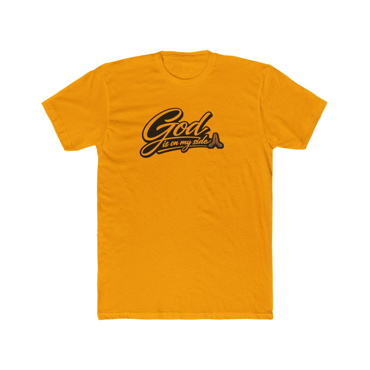 God Is On My Side T‑Shirt — Faith Prayer Graphic Tee