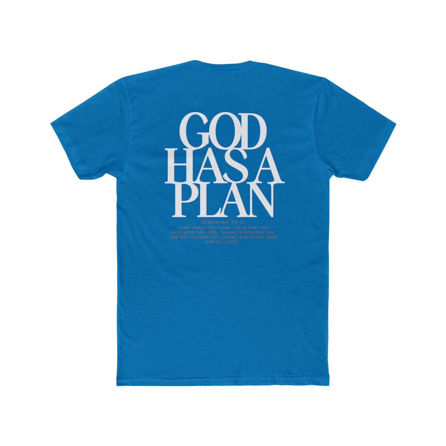 God Has a Plan Tee — Inspirational Faith Graphic Shirt