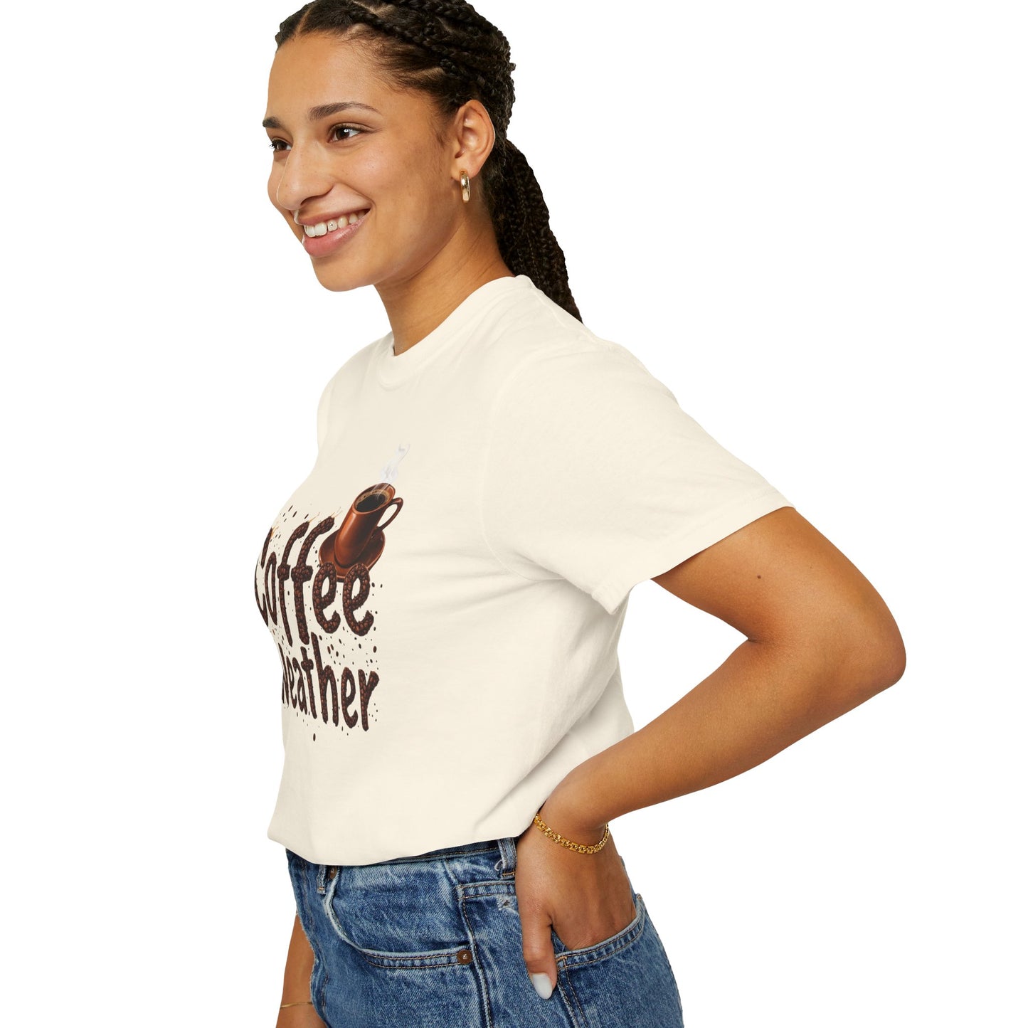 Coffee Weather T-Shirt – Cozy Coffee Lover Tee