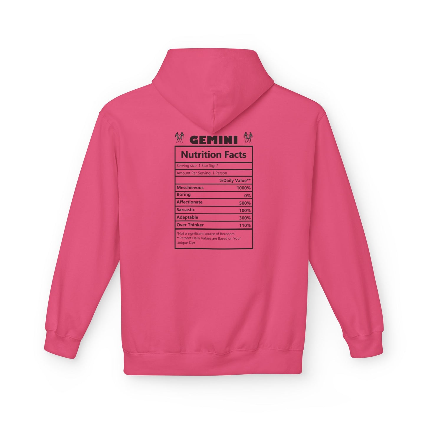 Gemini Zodiac Hoodie — Minimal Astrological Sign Sweatshirt