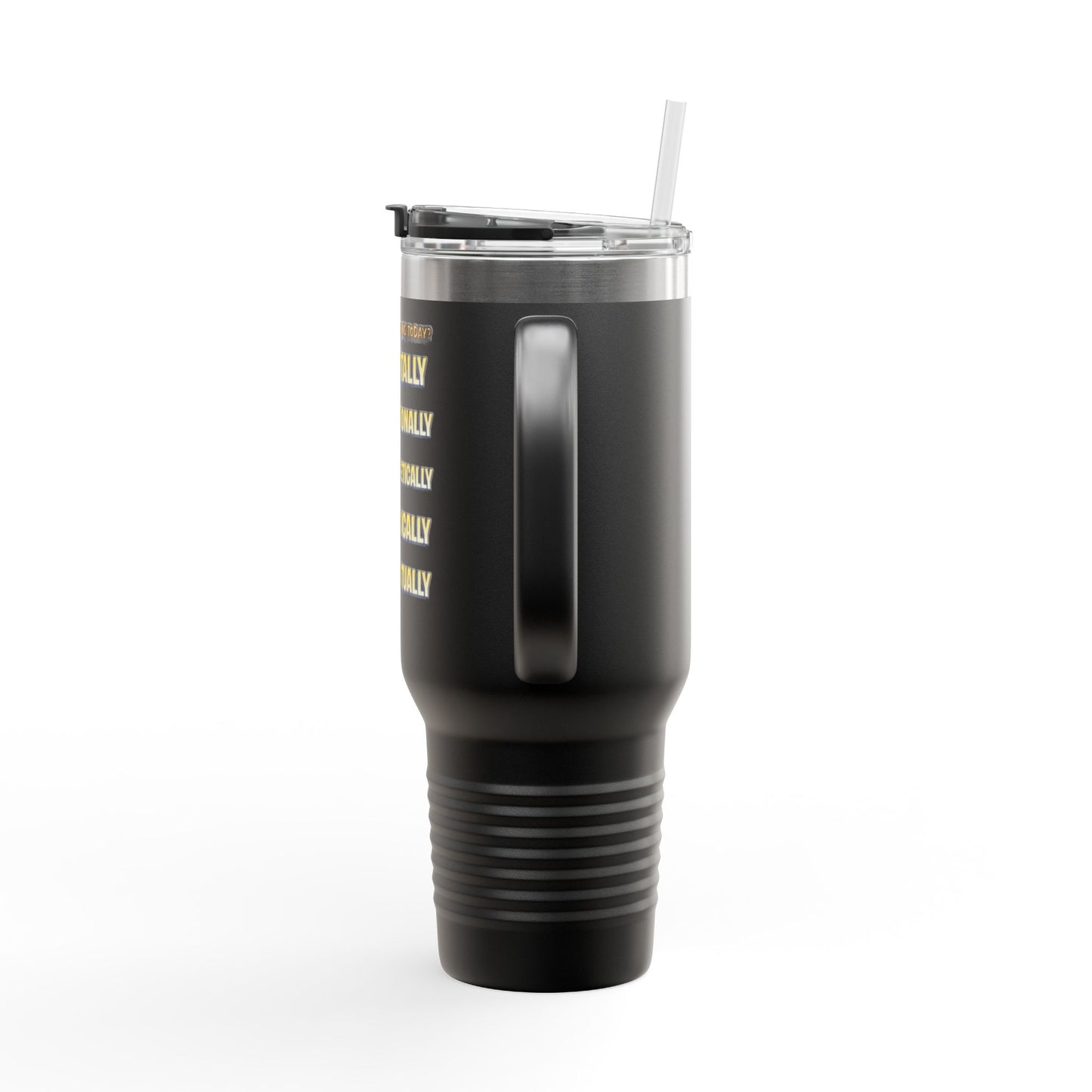 M.E.E.P.S. Insulated 40oz Travel Mug — Mental, Emotional, Energy, Physical, Spiritual Support