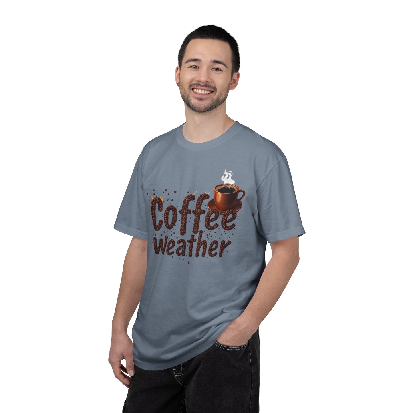 Coffee Weather T-Shirt – Cozy Coffee Lover Tee