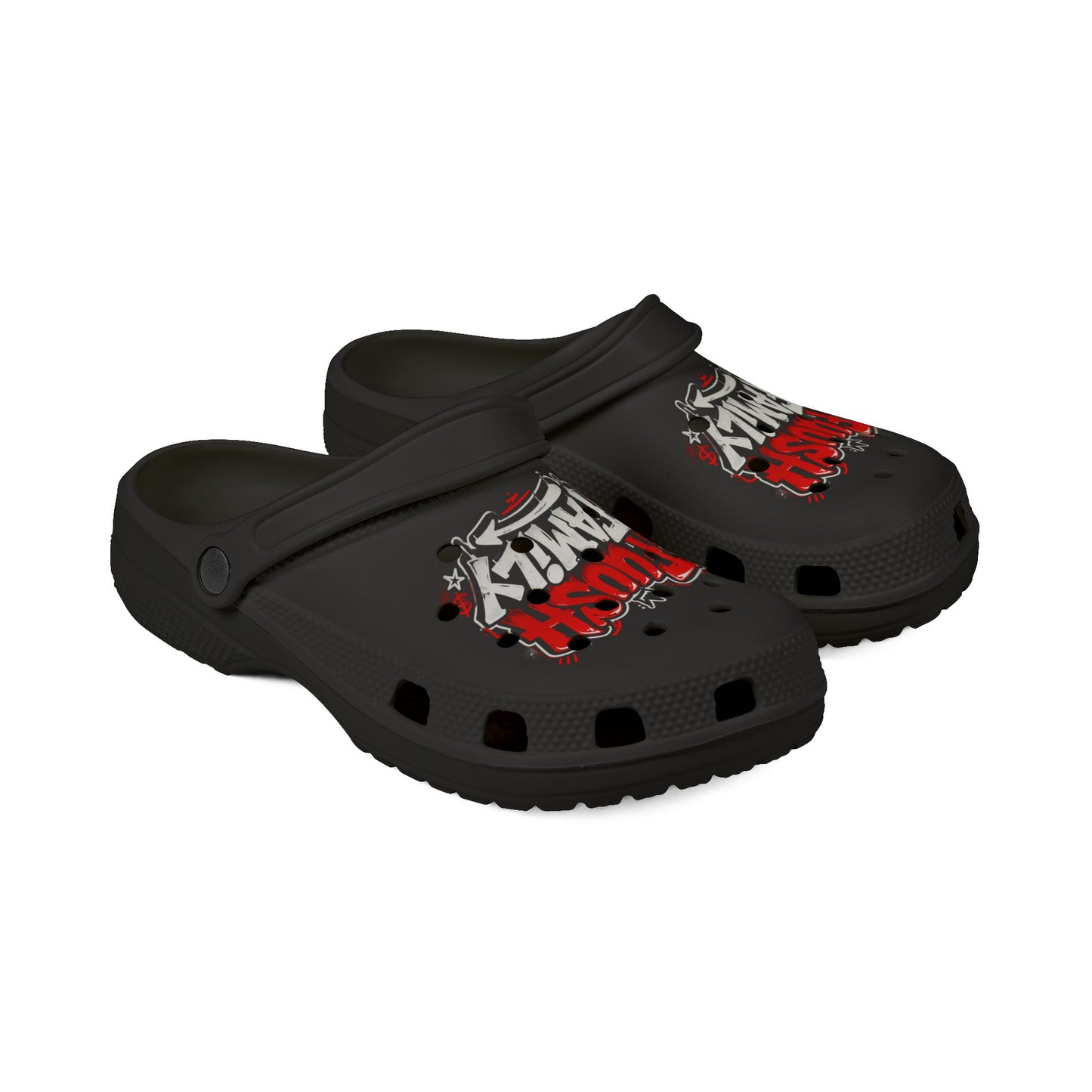 Graffiti 'Fuush Family' EVA Foam Clogs