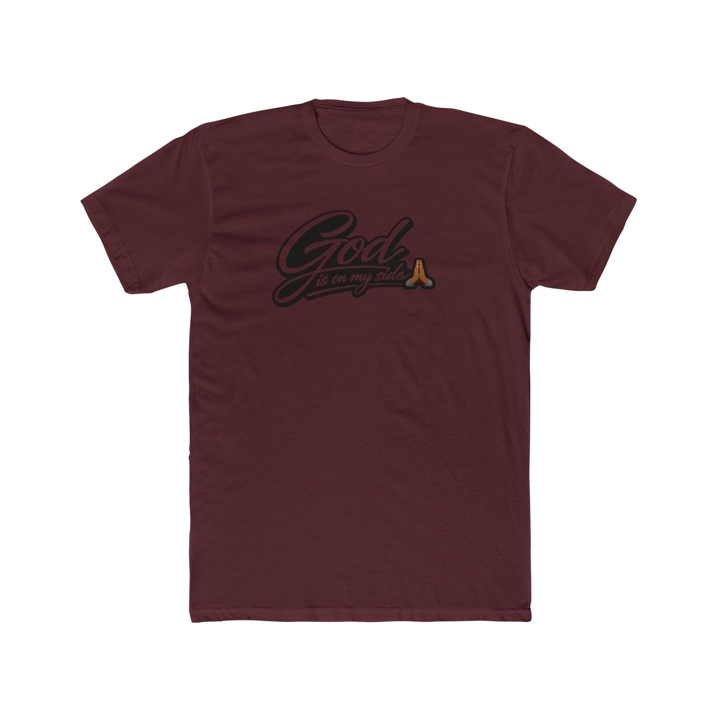 God Is On My Side T‑Shirt — Faith Prayer Graphic Tee