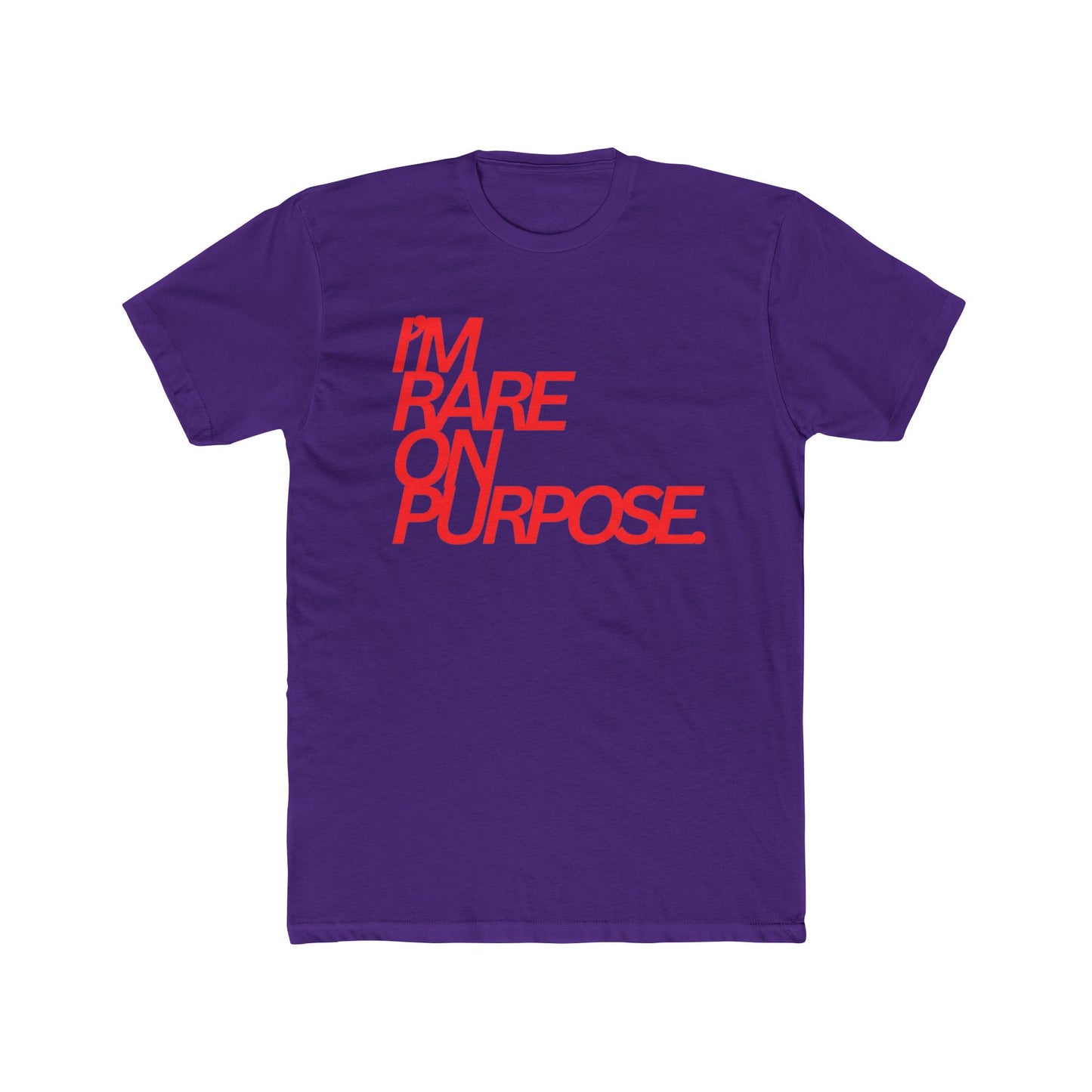 I'm Rare On Purpose Tee — Bold Red Statement Graphic T-Shirt