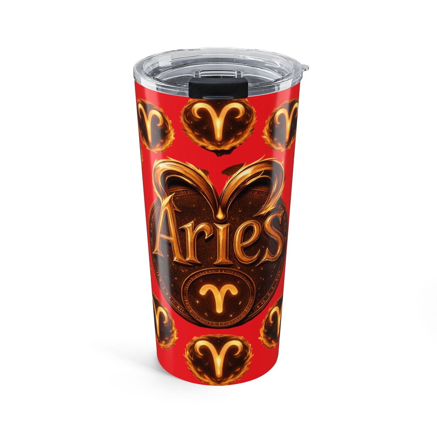 Aries Zodiac 20oz Tumbler — Red Astrology Travel Mug