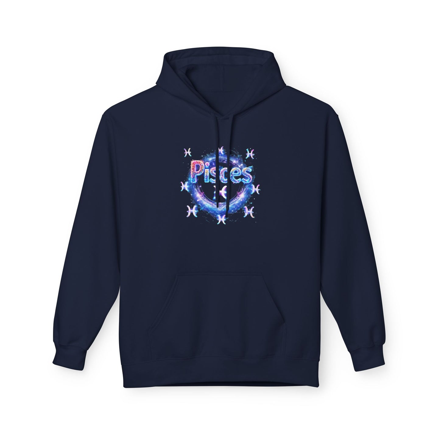Pisces Zodiac Hoodie — 'Pisces Facts' Astrological Graphic Pullover