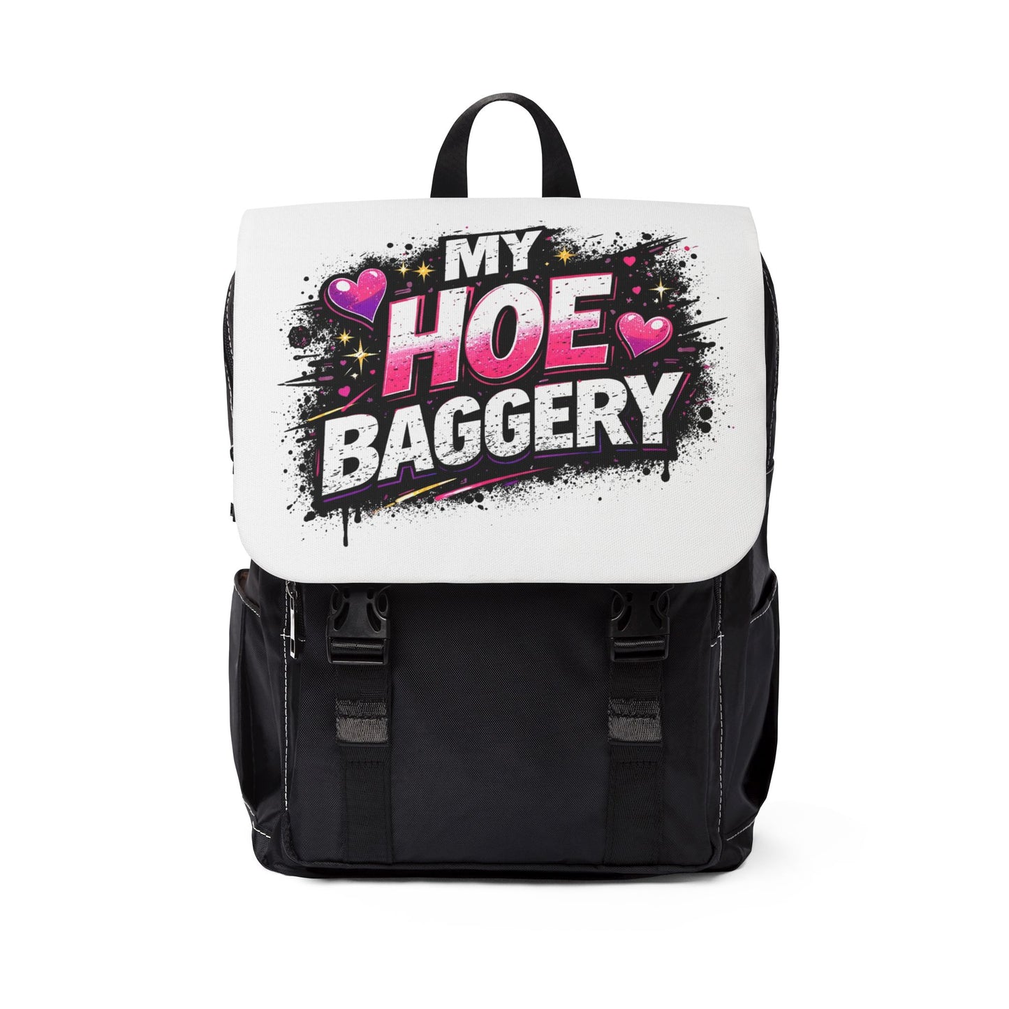 "My Hoe Baggery" Graphic Shoulder Bag