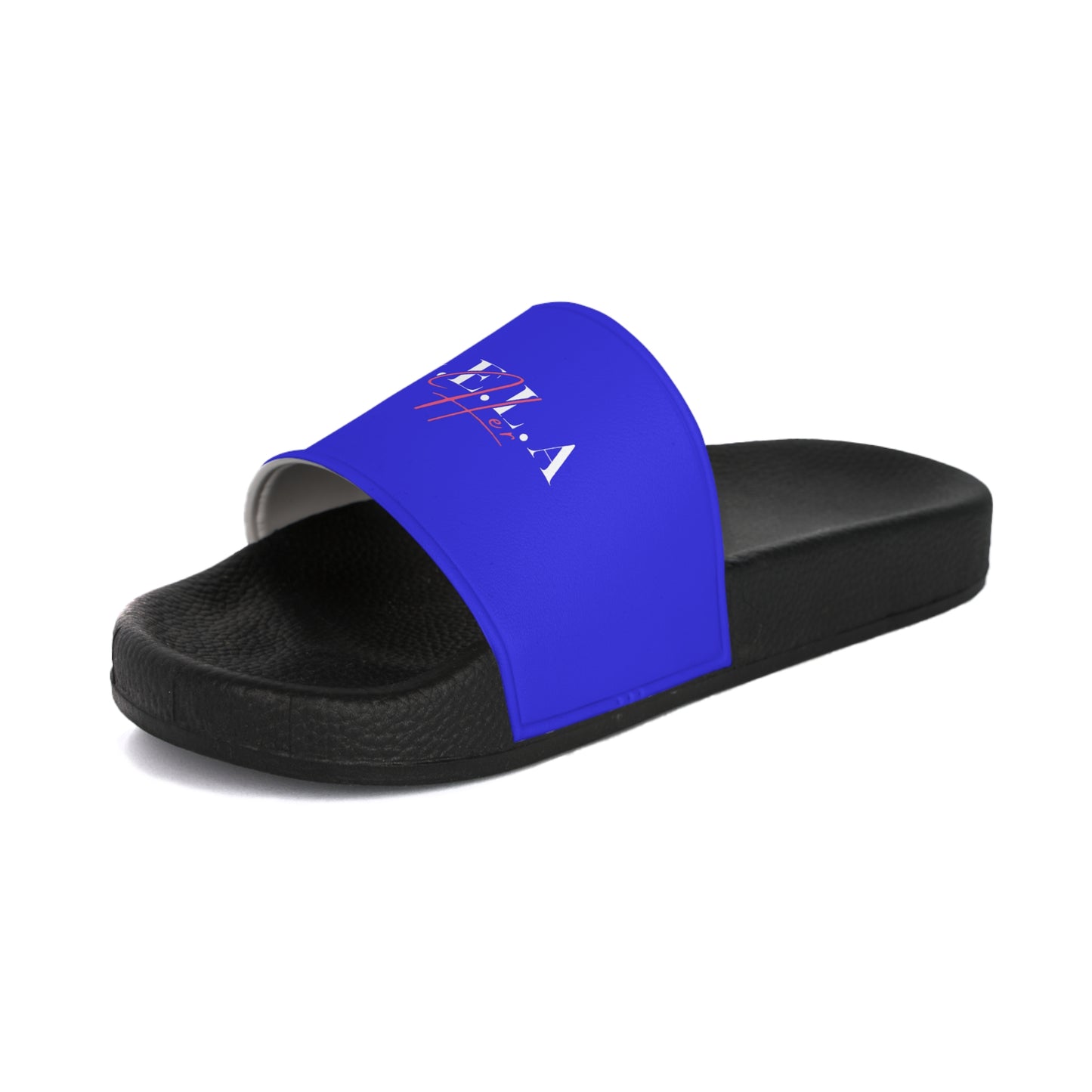 Slide Sandals — 'G.E.L.A' Script Logo Women's Summer Slides