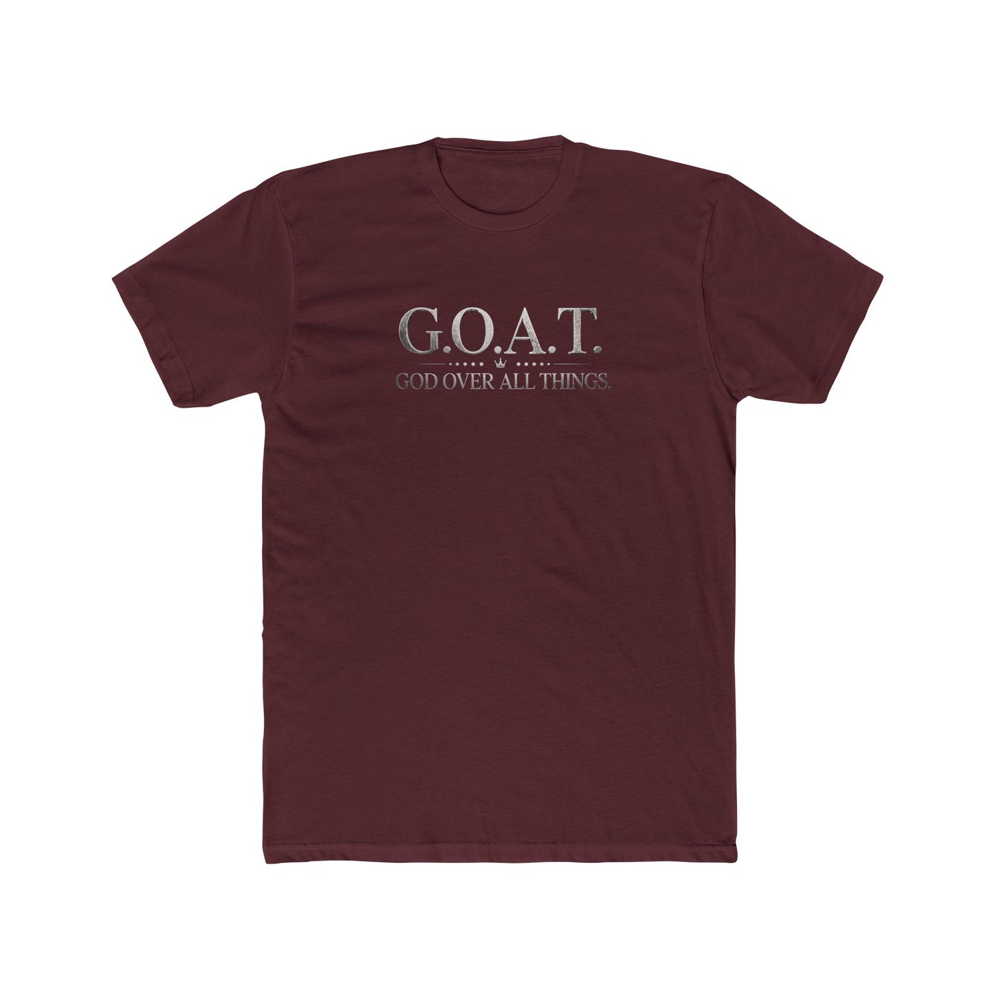 G.O.A.T. Tee — "God Over All Things" Christian Graphic T-Shirt