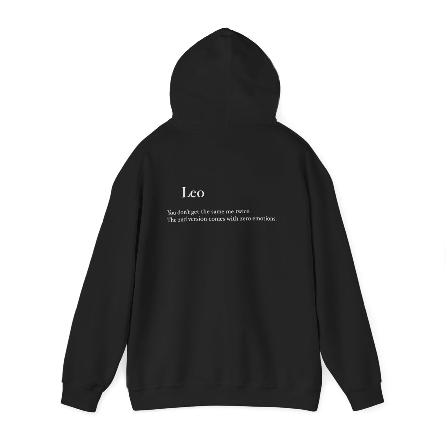 Leo Zodiac Hoodie — Colorful Leo Constellation Design, Back Text Definition