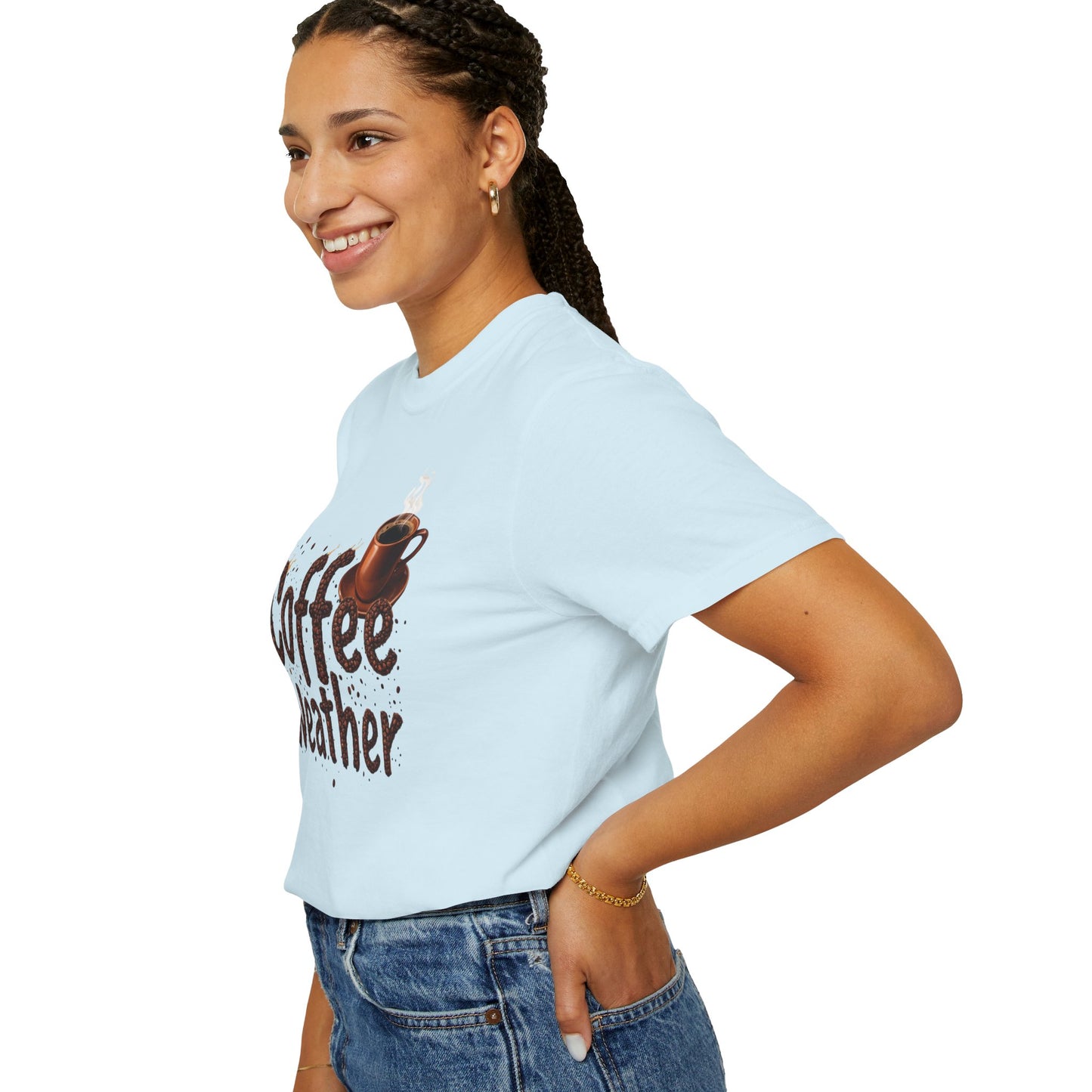 Coffee Weather T-Shirt – Cozy Coffee Lover Tee