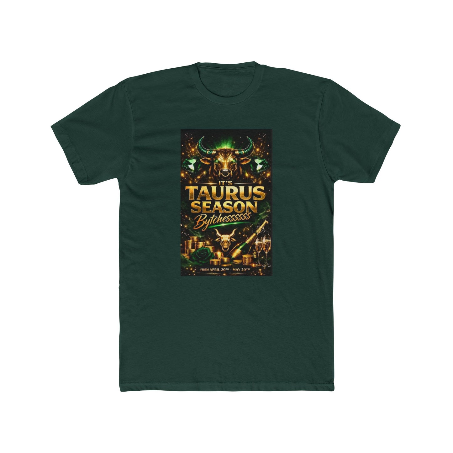 Taurus Season T‑Shirt – Bold Zodiac Bull Graphic Tee (Astrology Birthday Gift)