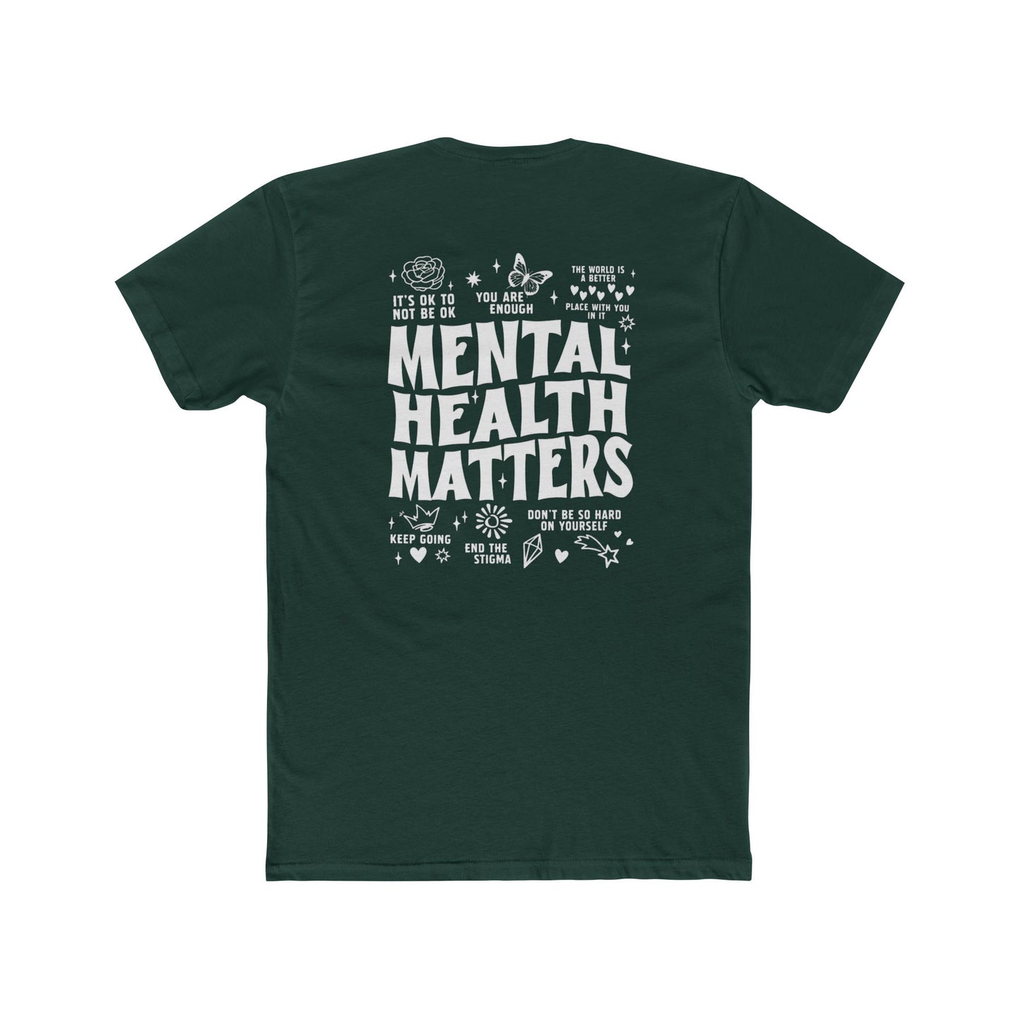 Mental Health Matters Tee — "My Meeps on 10" Graphic Cotton T-Shirt