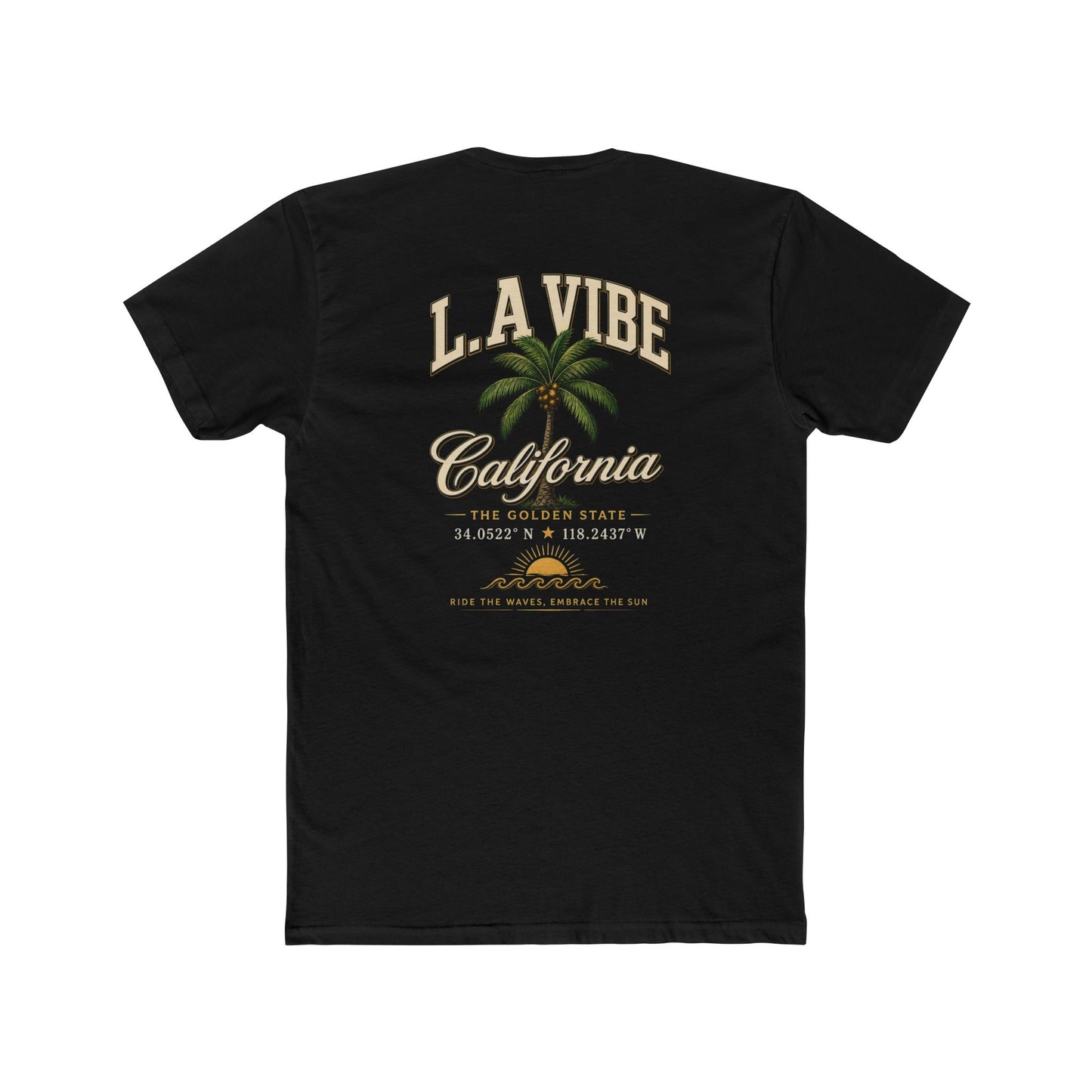 L.A. Vibe California Palm Tee — Vintage Sunset Palm T-Shirt