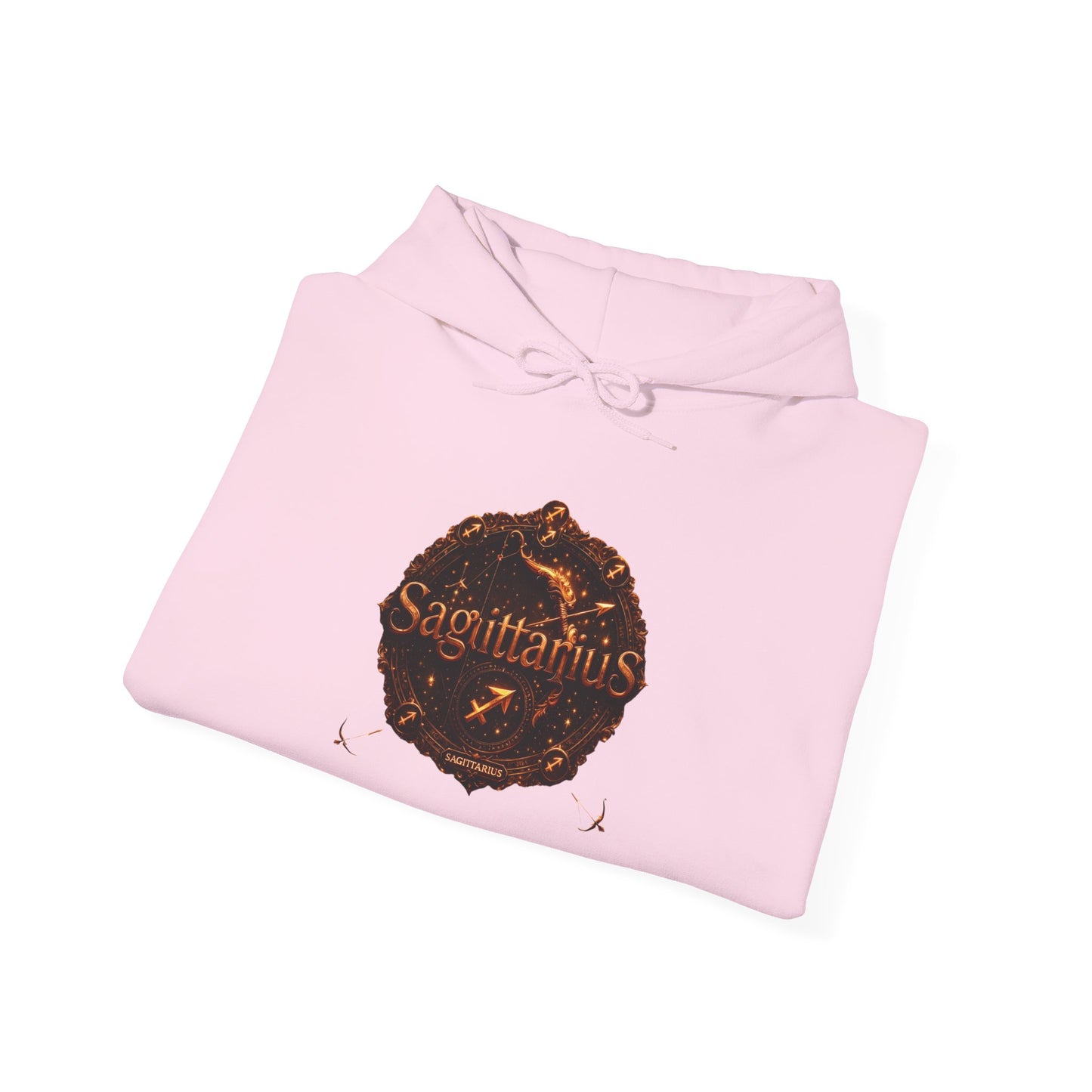 Sagittarius Zodiac Hoodie – Astrology Archer Graphic Sweatshirt with 'Top 10 Traits of Sagittarius' Back Print
