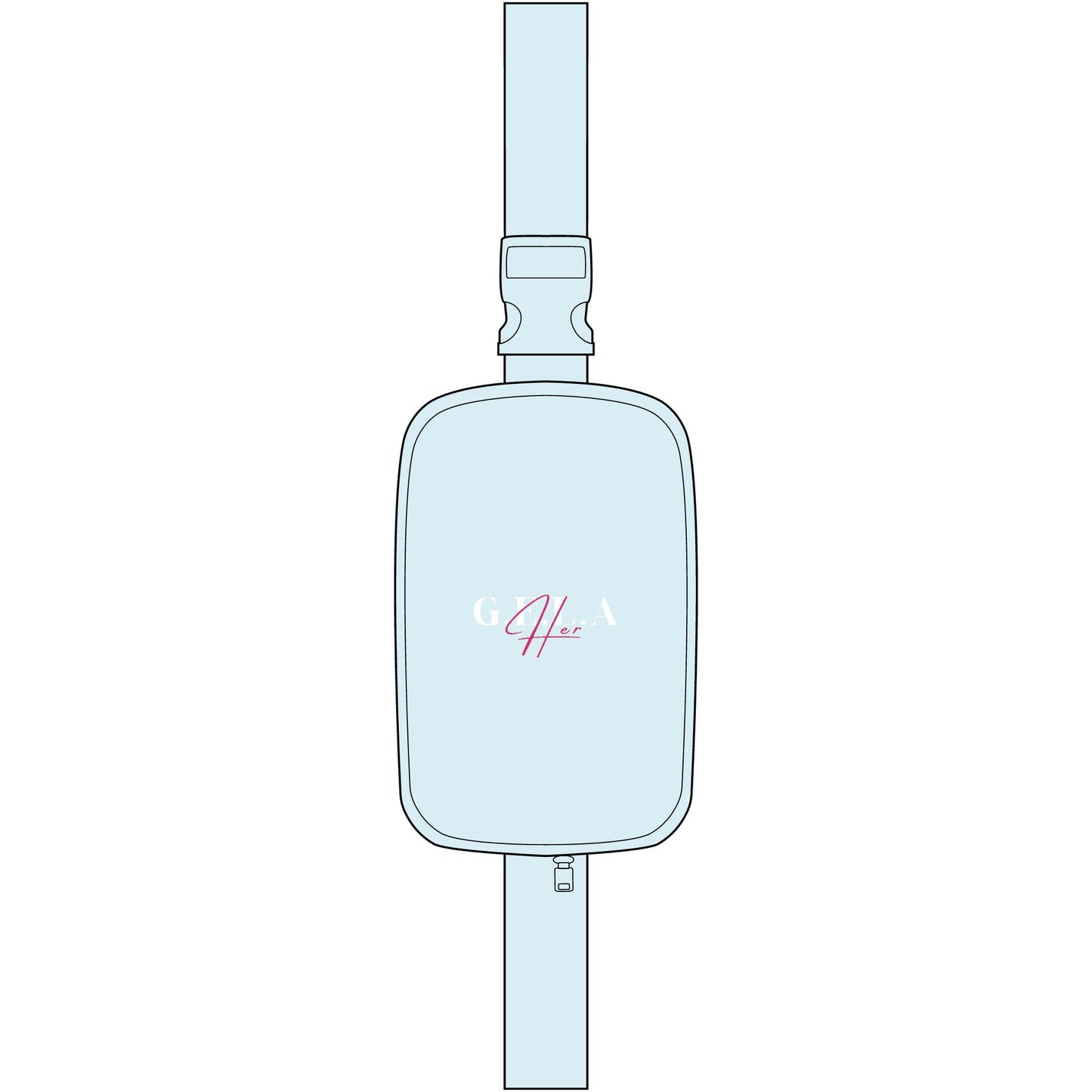 Embroidered Explorer Sling Bag — Minimal Monogram Crossbody for Travel & Everyday