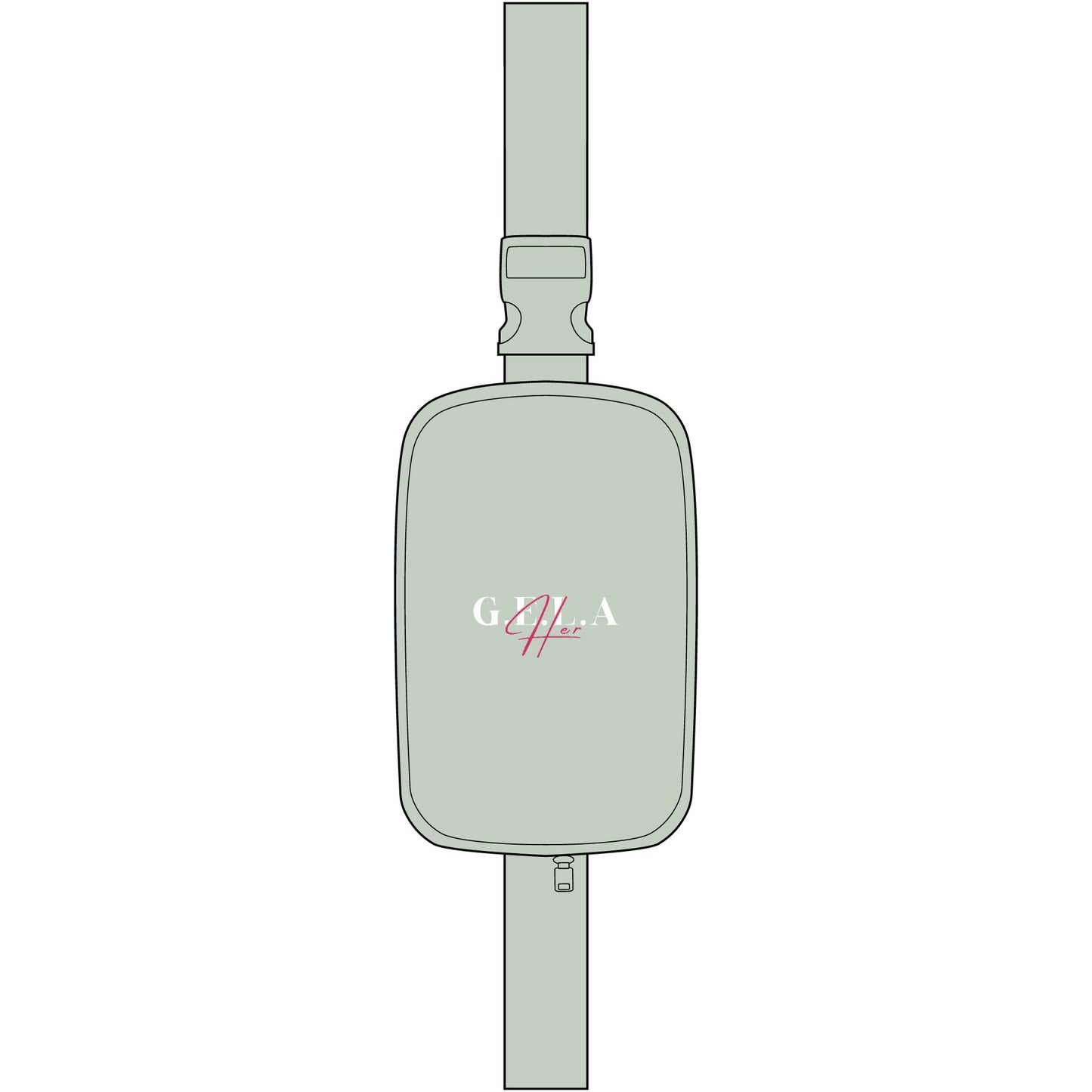 Embroidered Explorer Sling Bag — Minimal Monogram Crossbody for Travel & Everyday