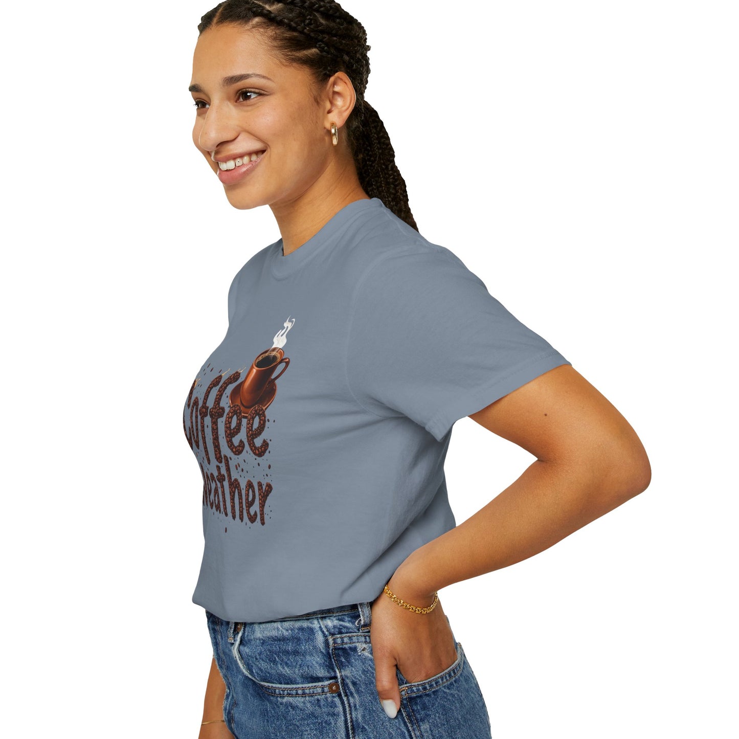 Coffee Weather T-Shirt – Cozy Coffee Lover Tee