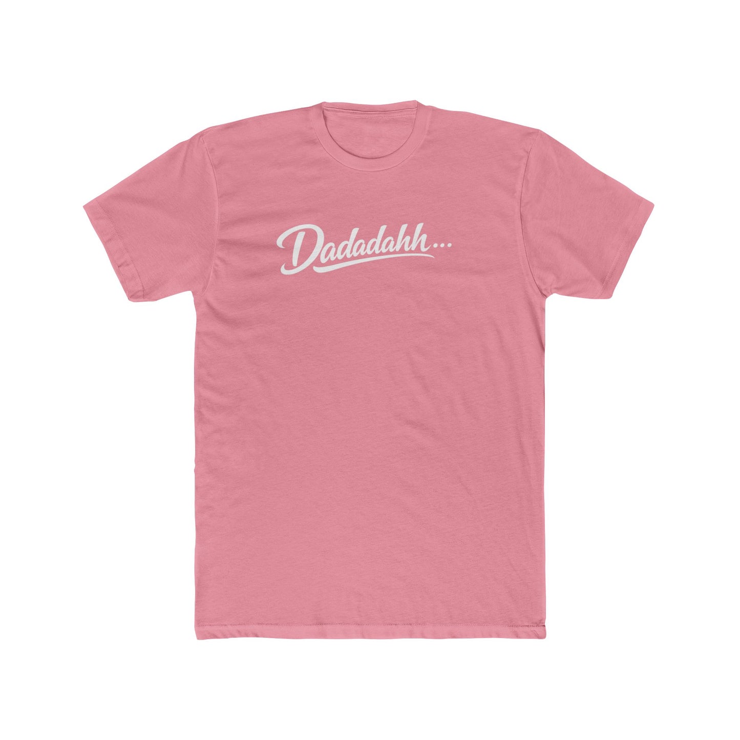 Dadadahh Retro Script Tee — Funny