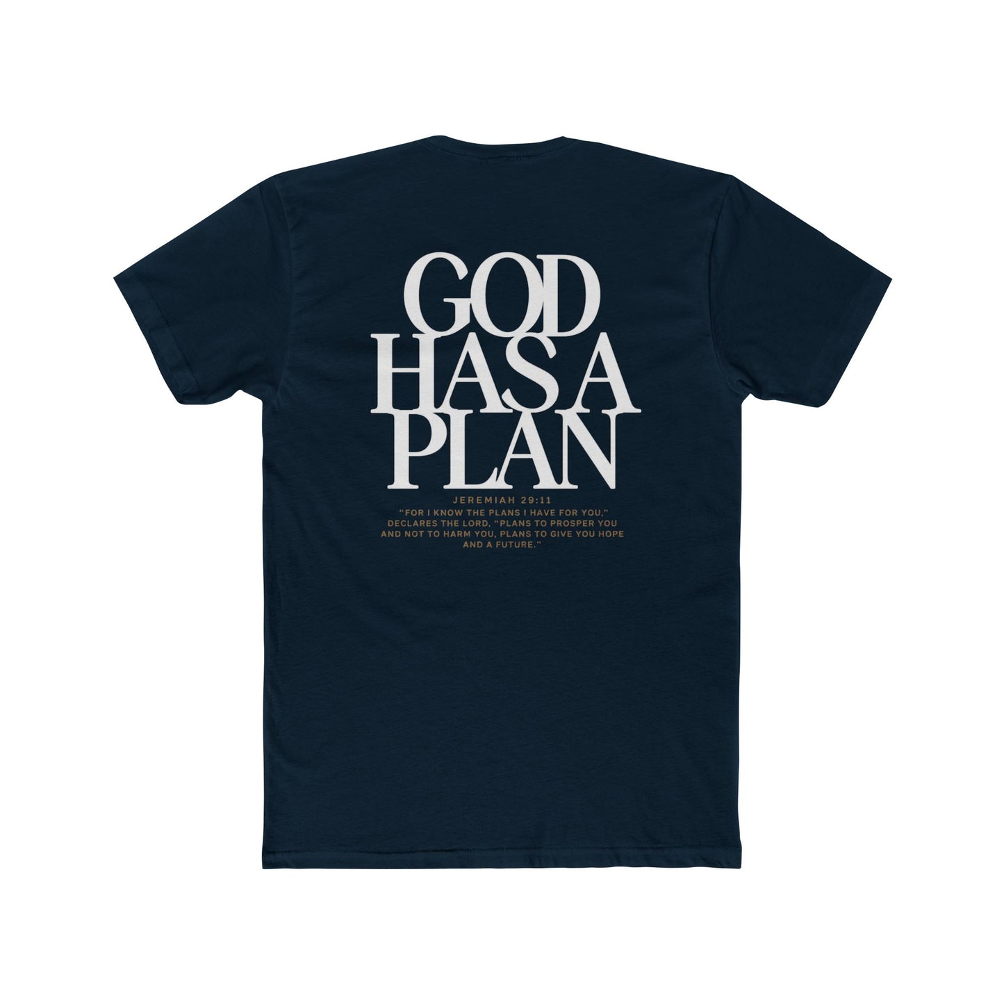 God Has a Plan Tee — Inspirational Faith Graphic Shirt