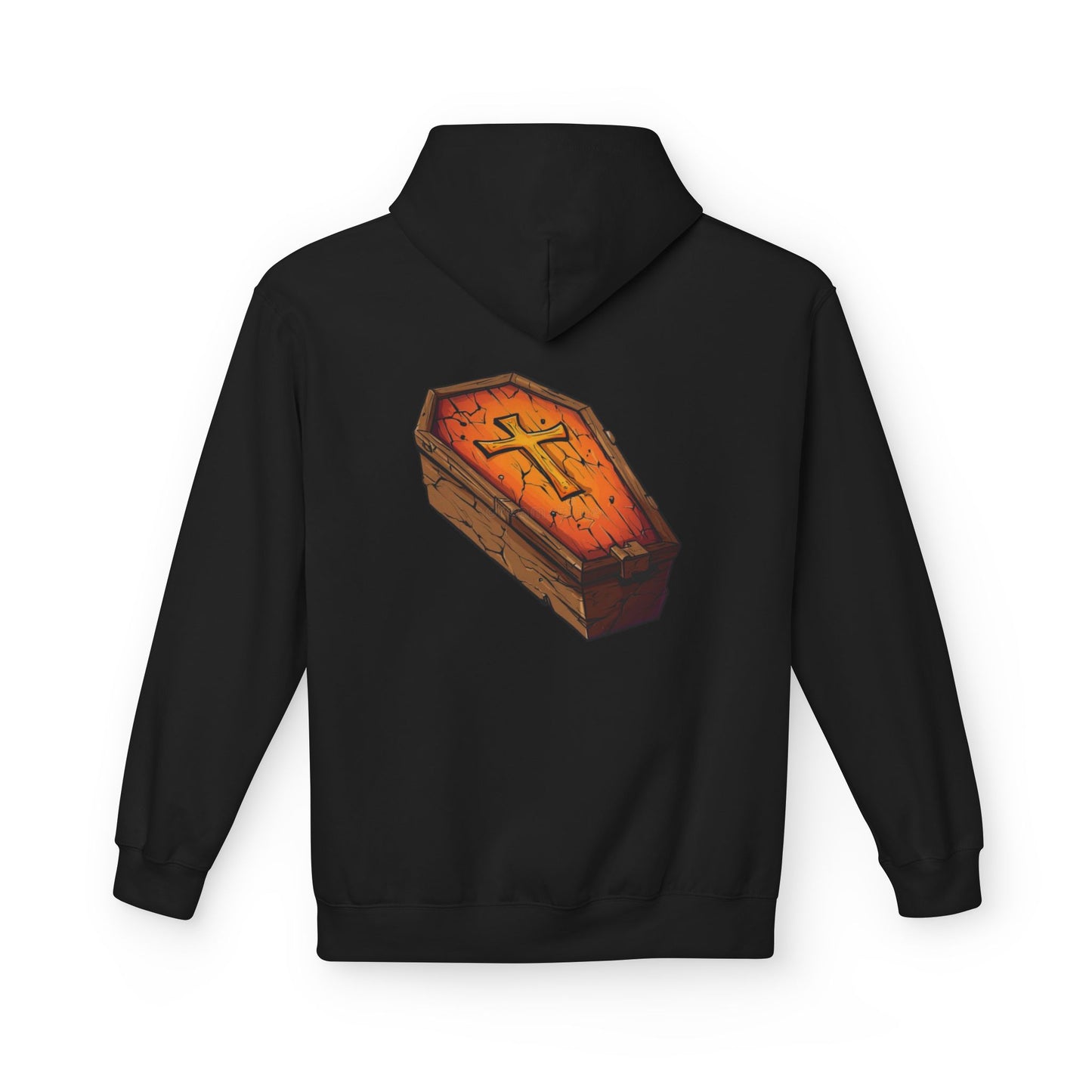 Taser Logo Hoodie — Vintage Yellow Graphic Midweight Pullover