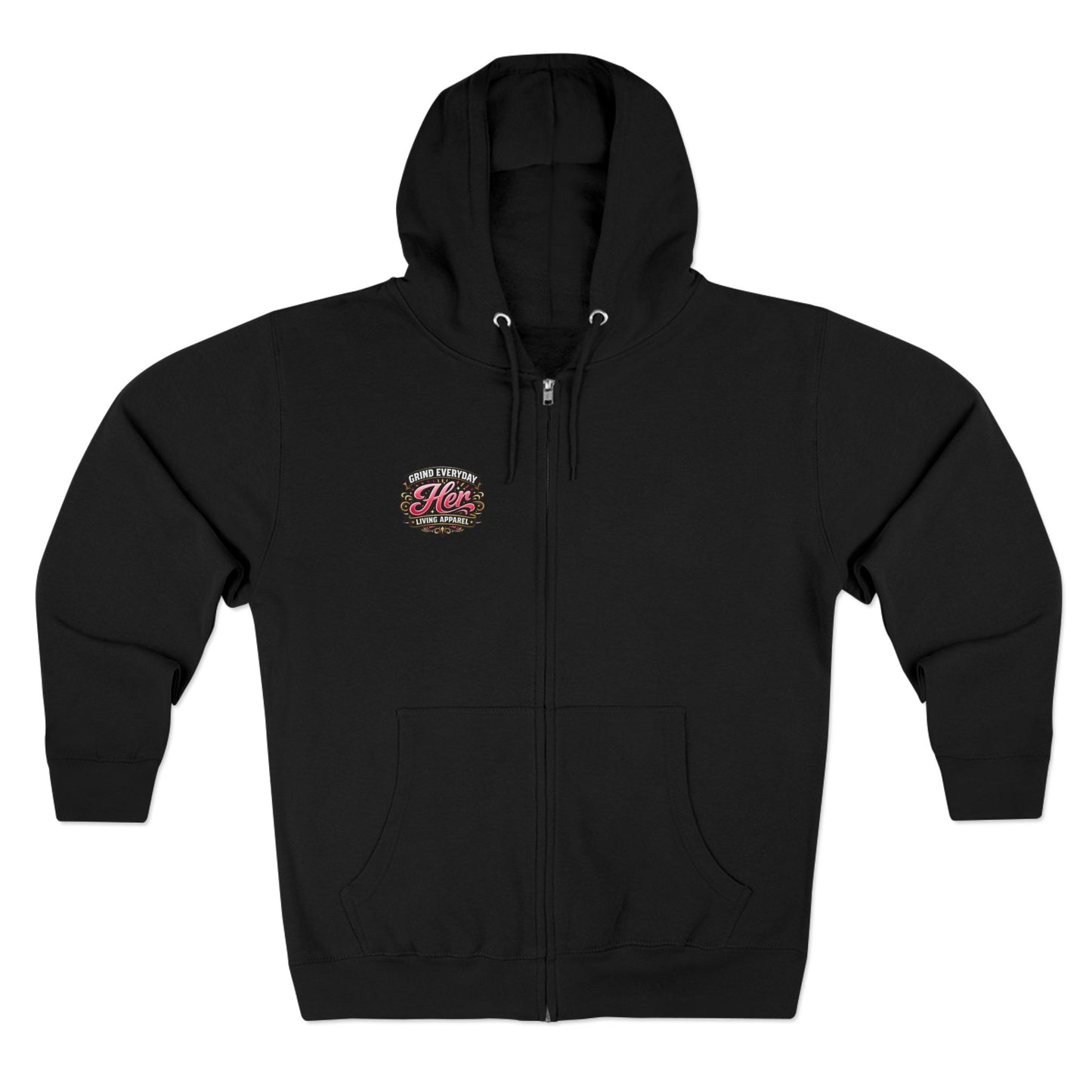 F*ck Cancer Zip Hoodie — Bold Breast Cancer Awareness Support Hoodie