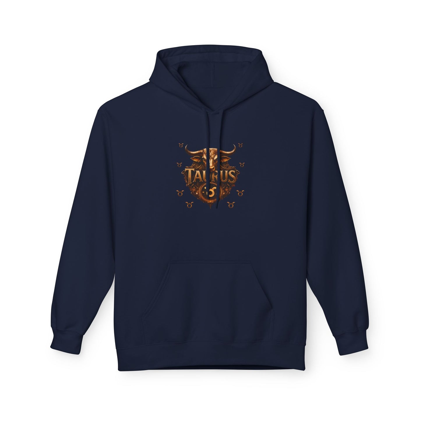 Taurus Zodiac Hoodie — Bull Emblem & Traits Graphic Sweatshirt