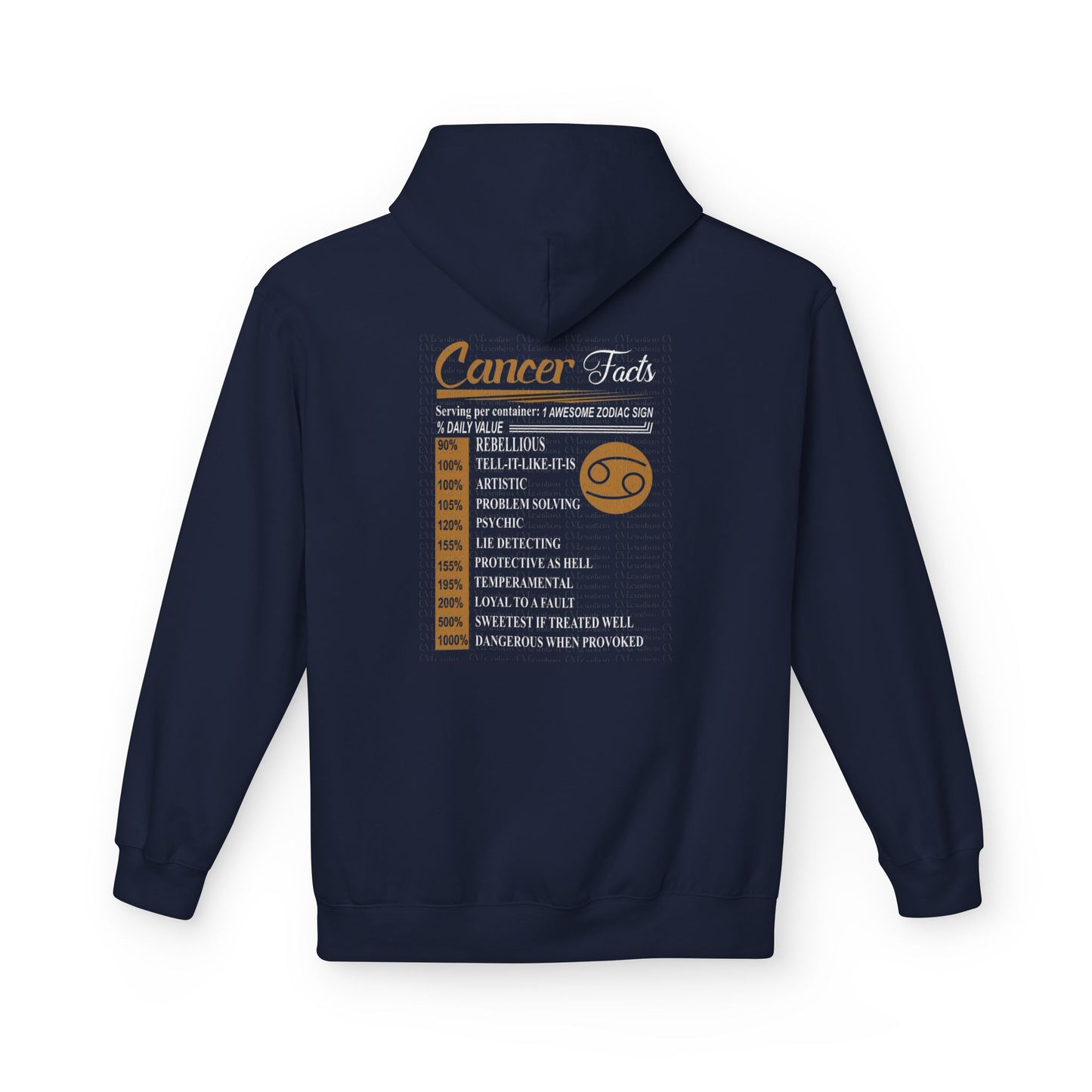 Hoodie - Cancer Astrological Logo Streetwear Pullover