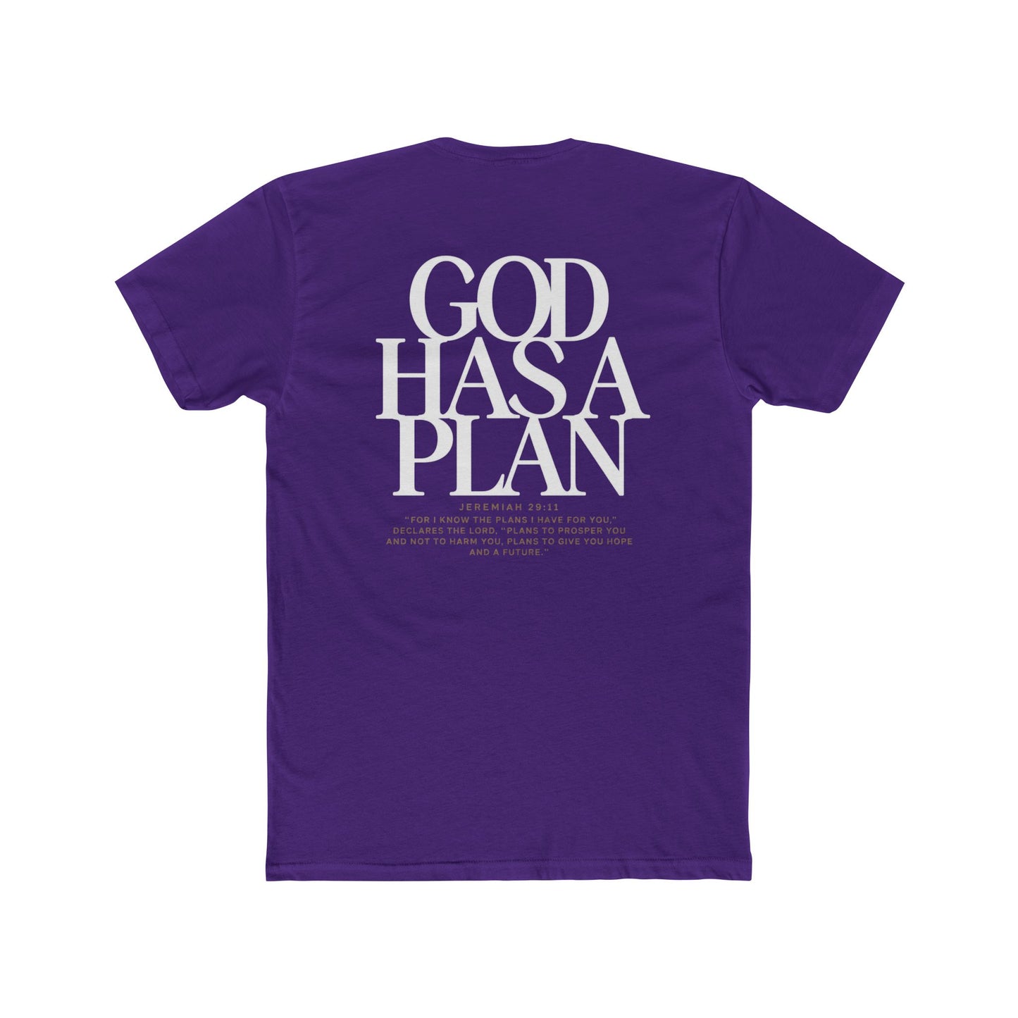 God Has a Plan Tee — Inspirational Faith Graphic Shirt
