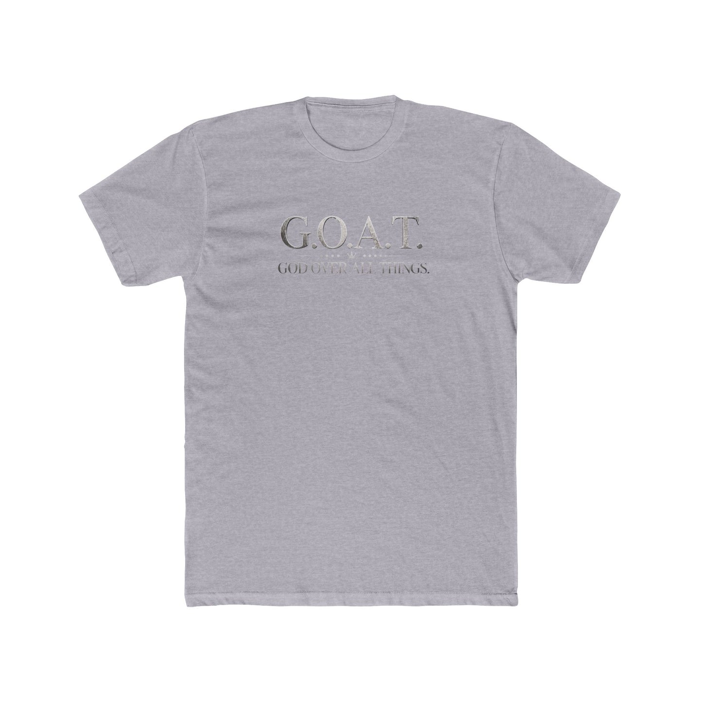 G.O.A.T. Tee — "God Over All Things" Christian Graphic T-Shirt