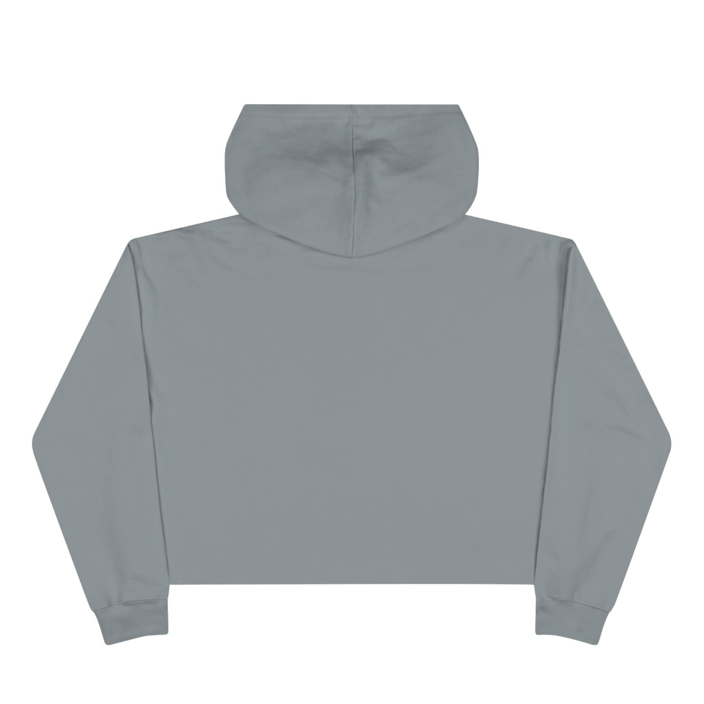 Cropped Hoodie — Minimal 'You Are Exactly Who You Think You Are' Motivational Sweatshirt