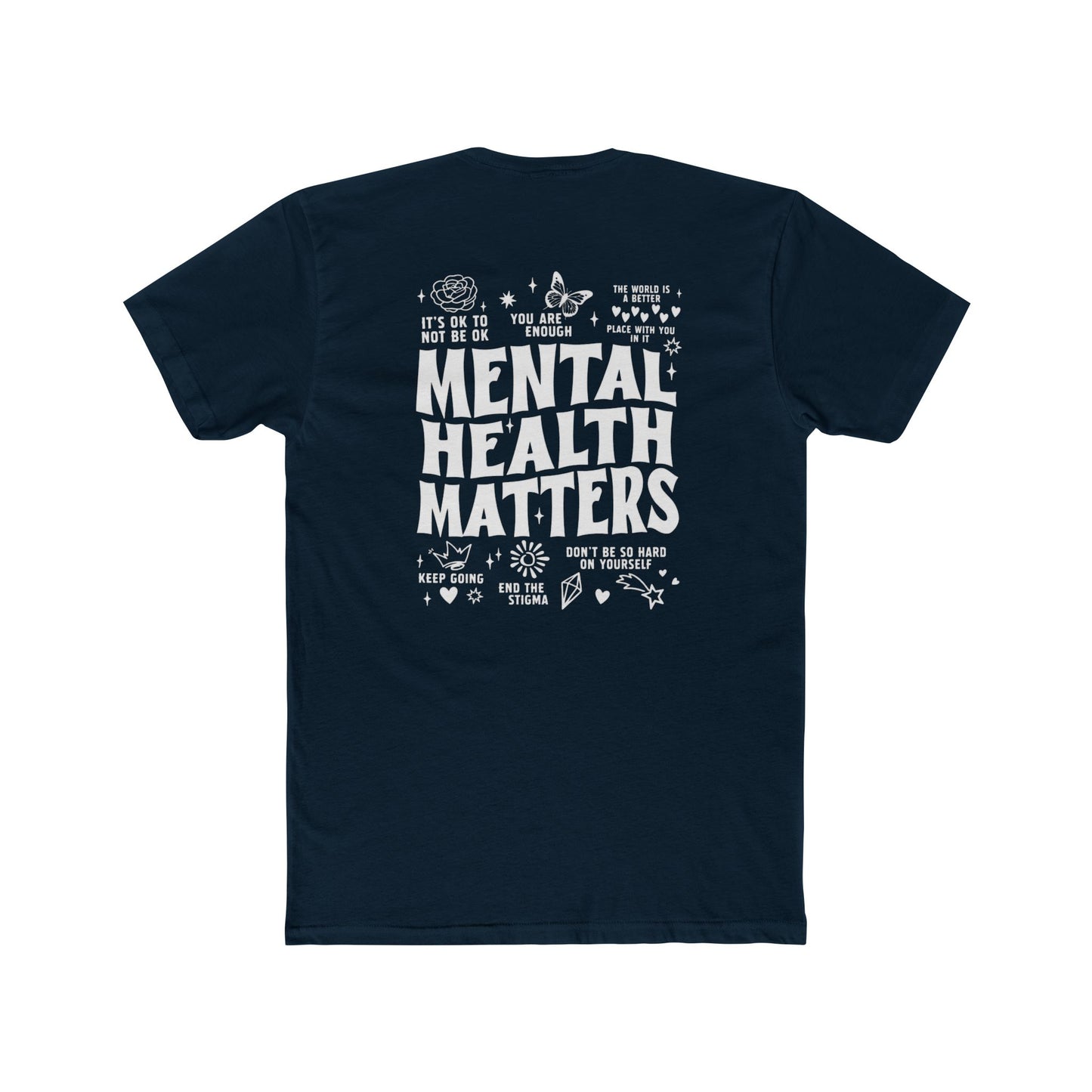Mental Health Matters Tee — "My Meeps on 10" Graphic Cotton T-Shirt