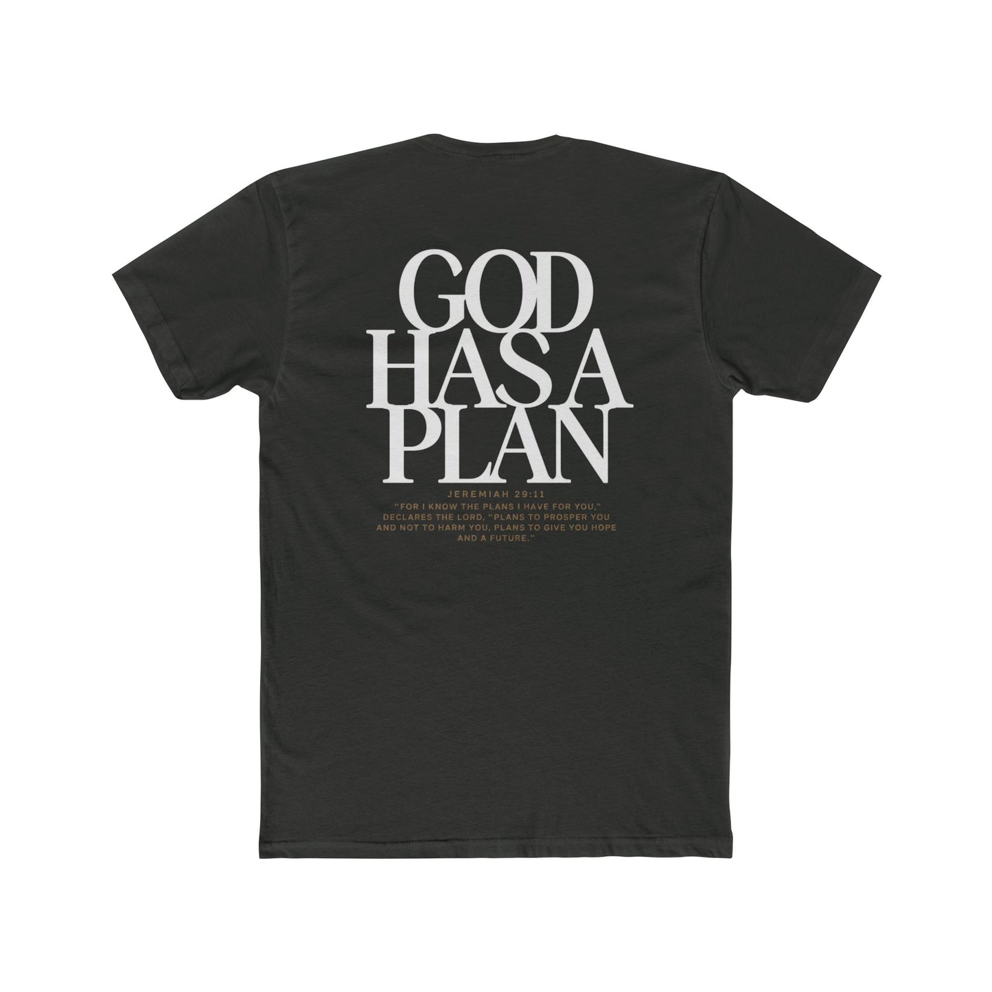 God Has a Plan Tee — Inspirational Faith Graphic Shirt