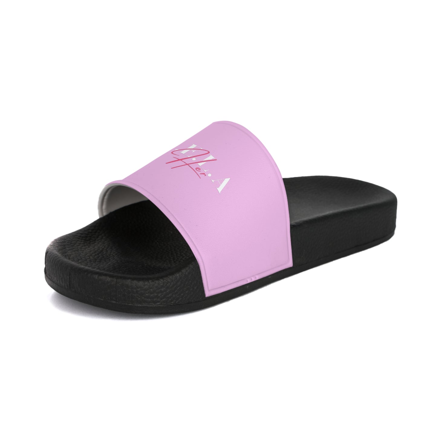 Slide Sandals — 'G.E.L.A' Script Logo Women's Summer Slides