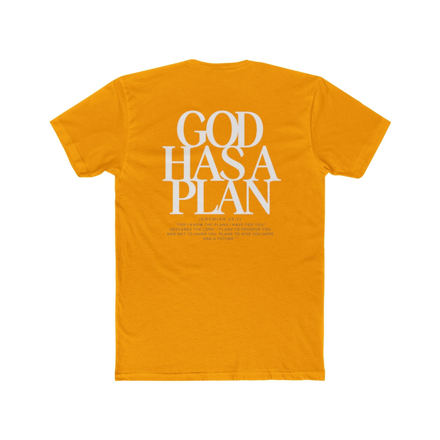 God Has a Plan Tee — Inspirational Faith Graphic Shirt