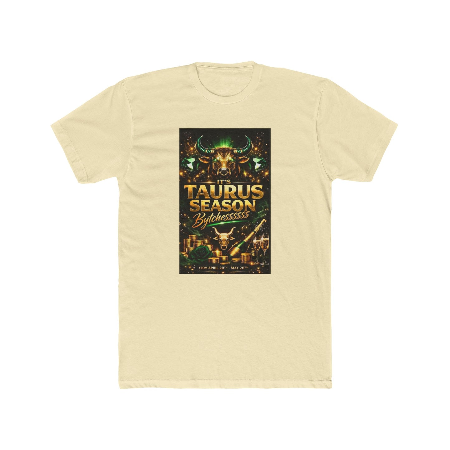 Taurus Season T‑Shirt – Bold Zodiac Bull Graphic Tee (Astrology Birthday Gift)