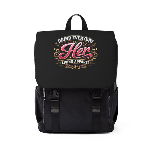 Grind Everyday Her Backpack — Inspirational Casual Shoulder Backpack