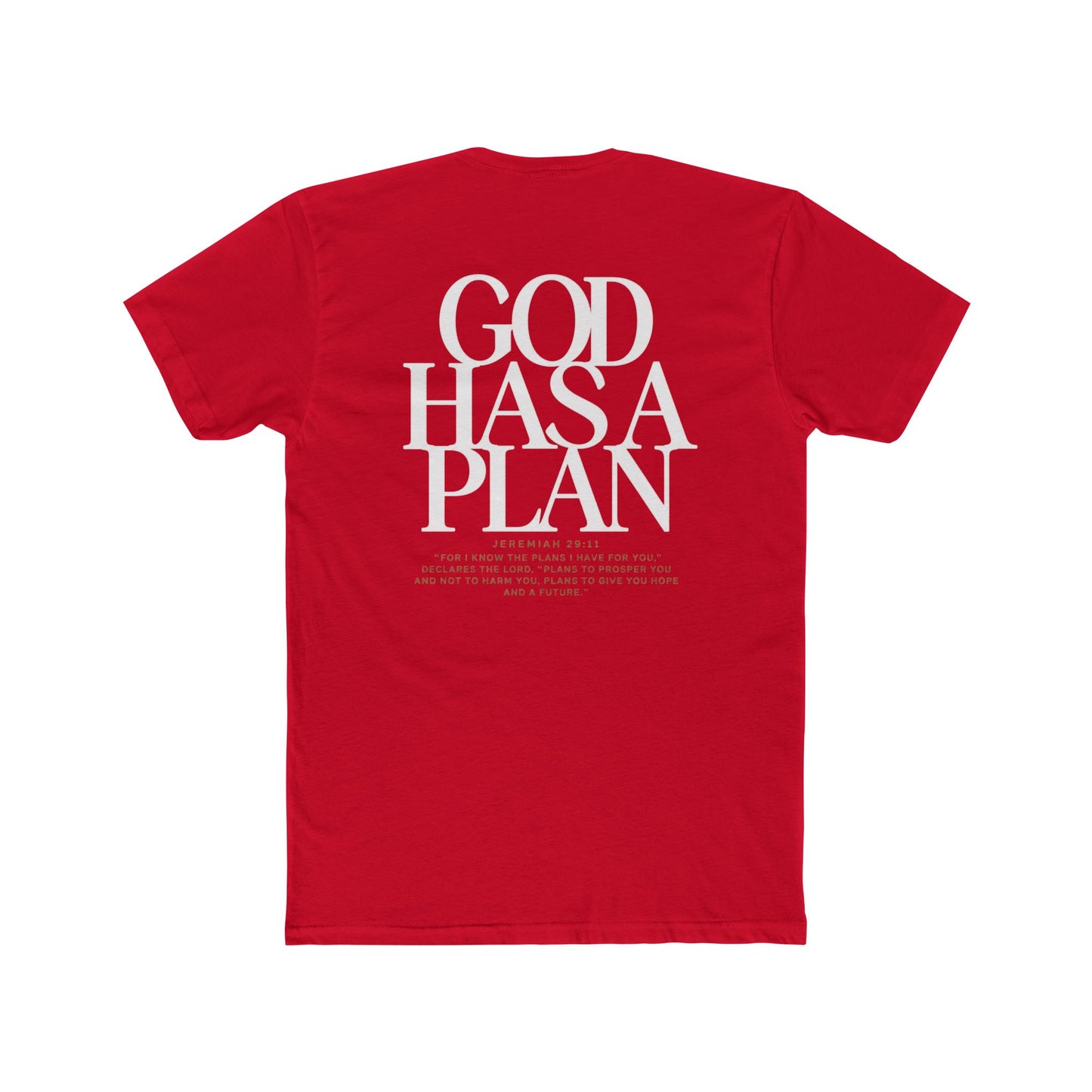 God Has a Plan Tee — Inspirational Faith Graphic Shirt