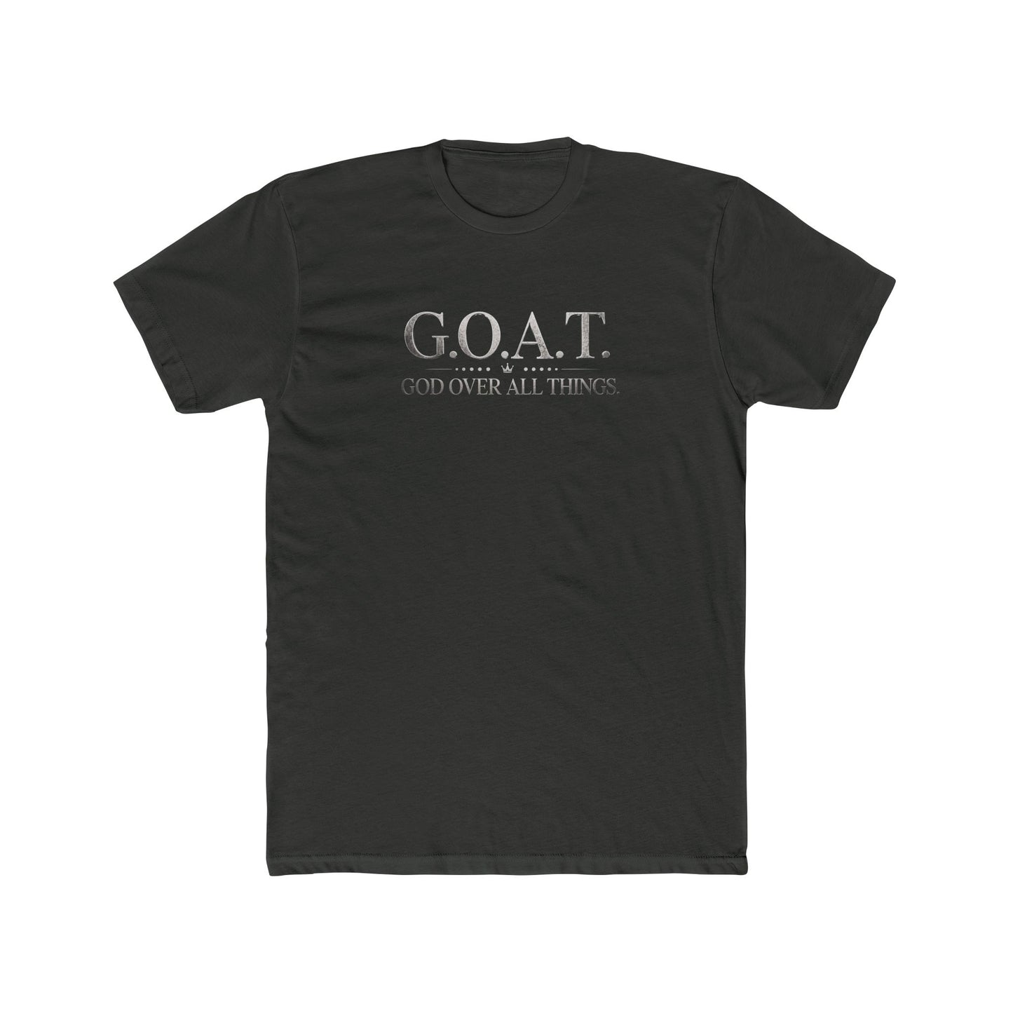 G.O.A.T. Tee — "God Over All Things" Christian Graphic T-Shirt